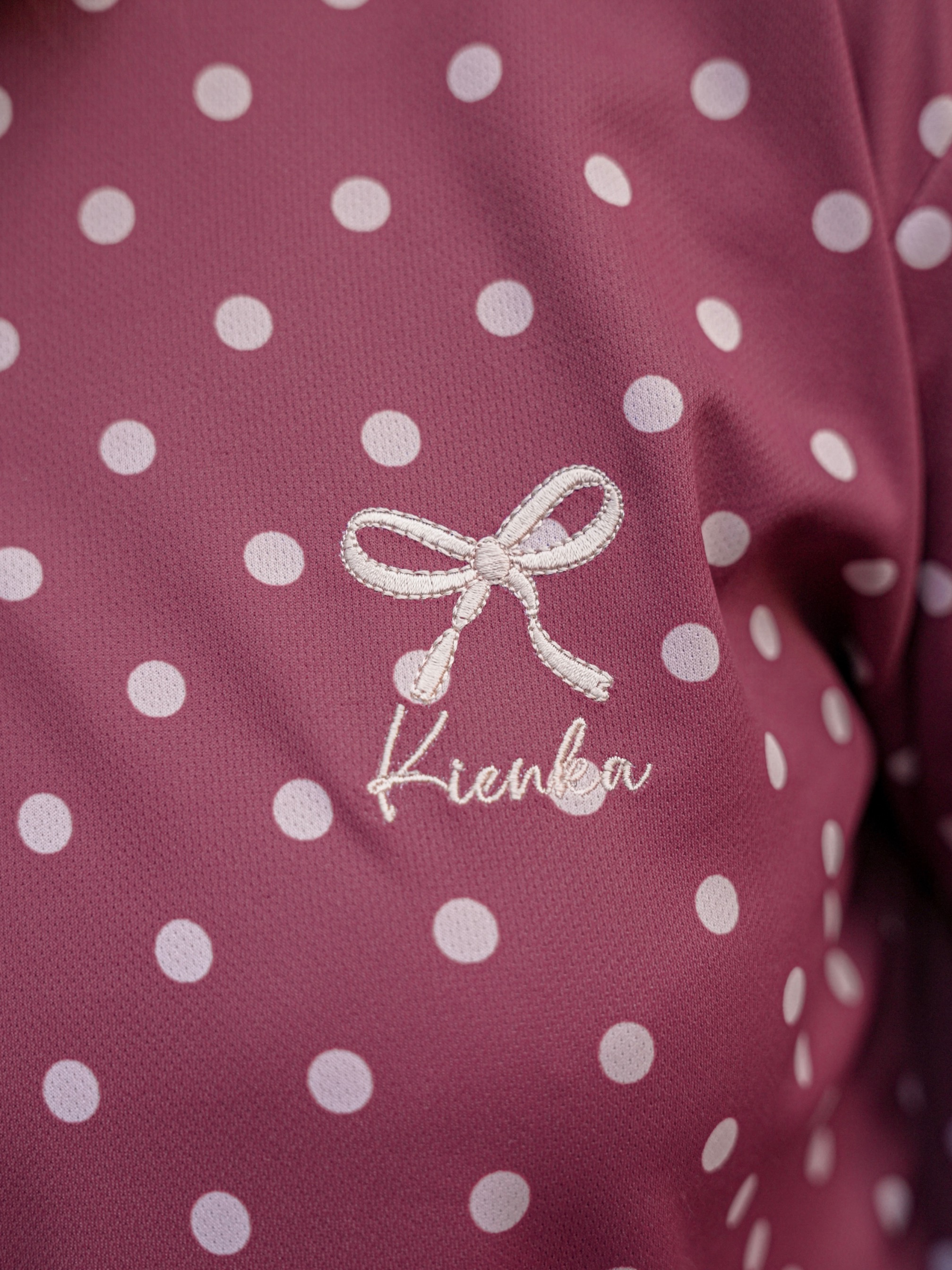 Nala Polka Shirt Maroon