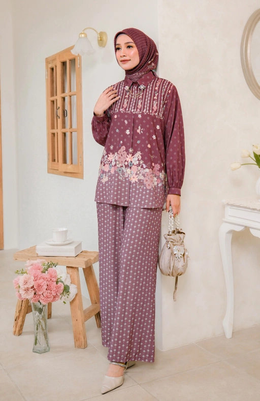 Image of Denara One Set Maroon