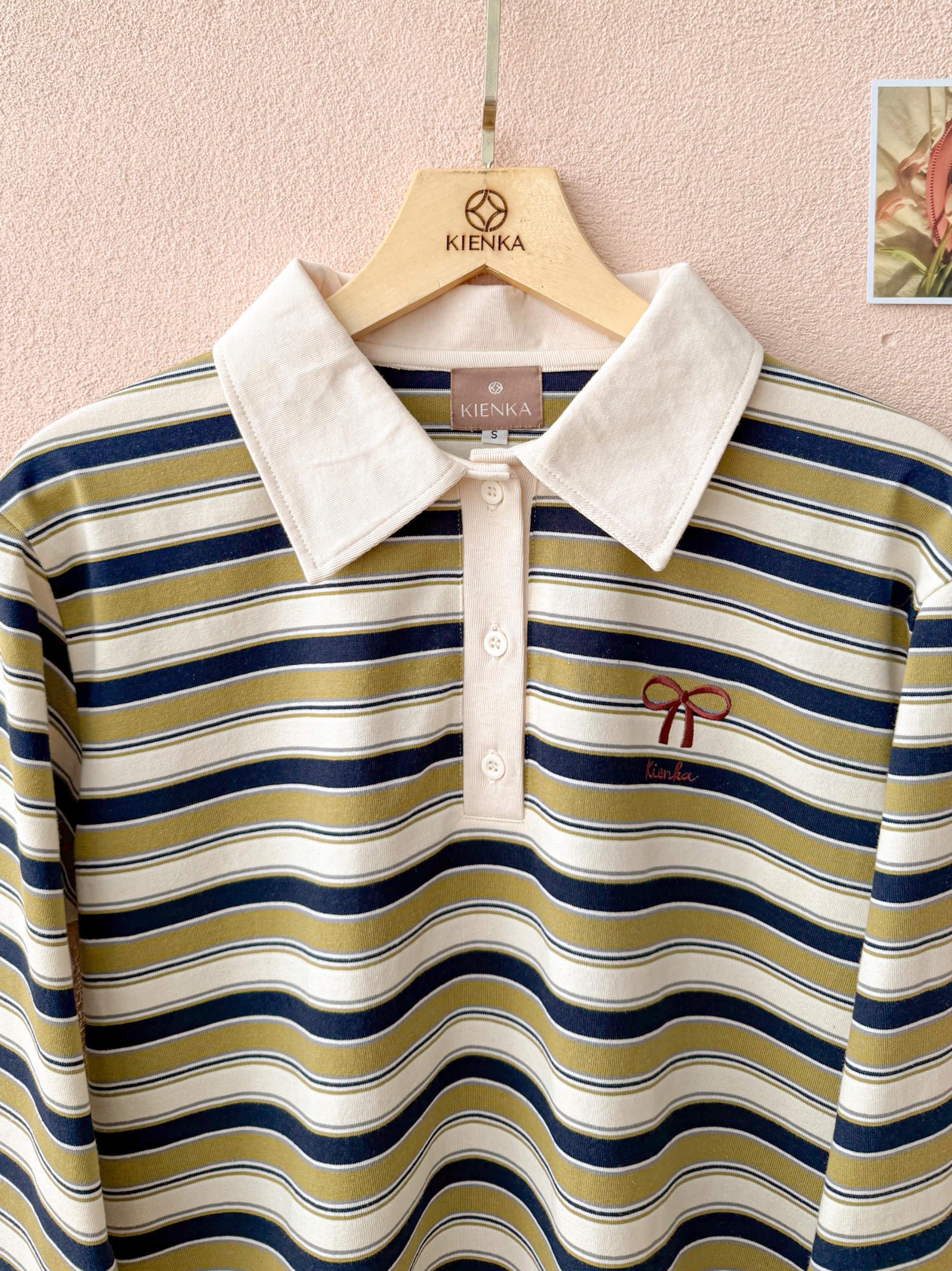 Hyeri Stripe Shirt Lime