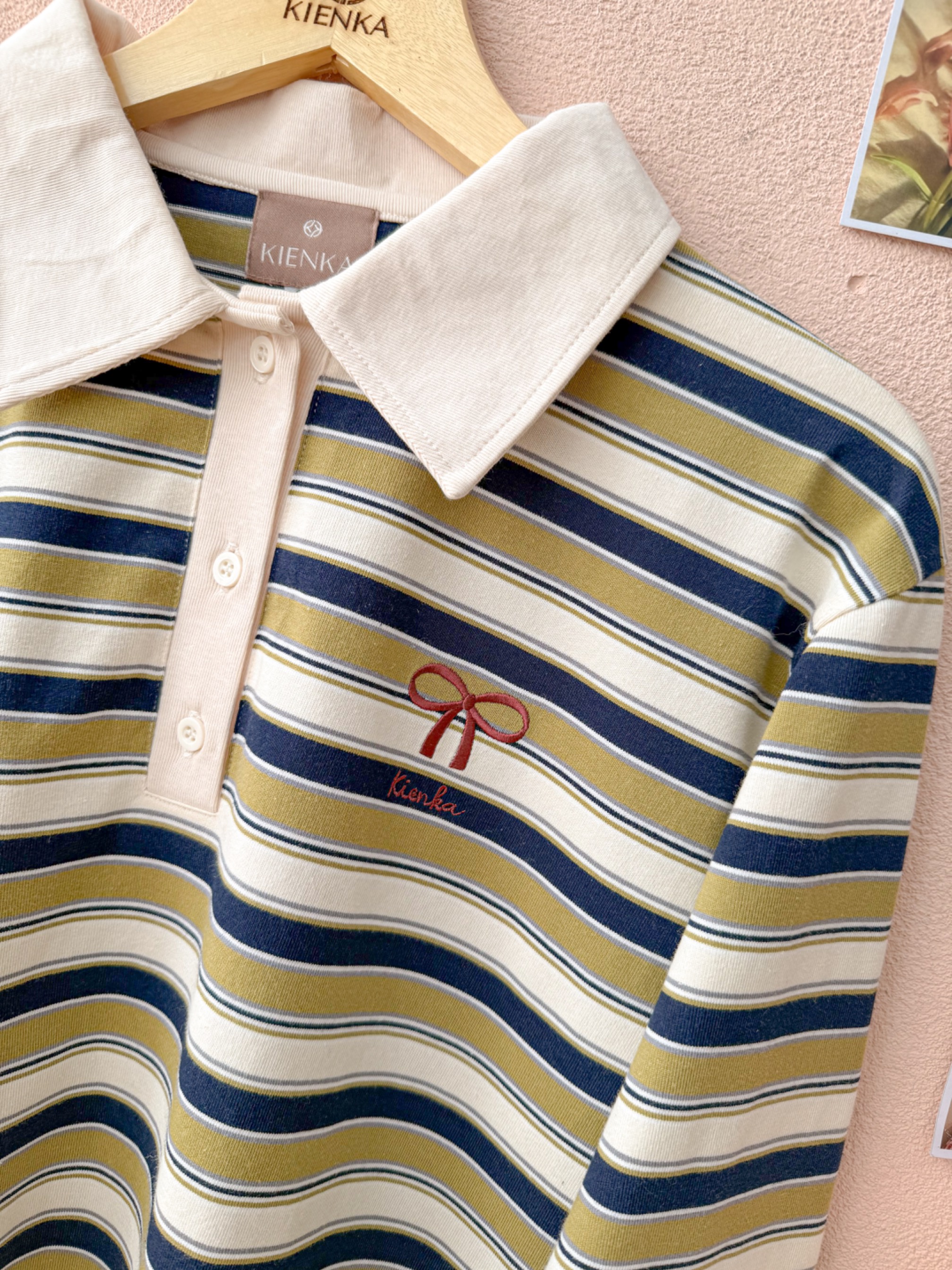 Hyeri Stripe Shirt Lime