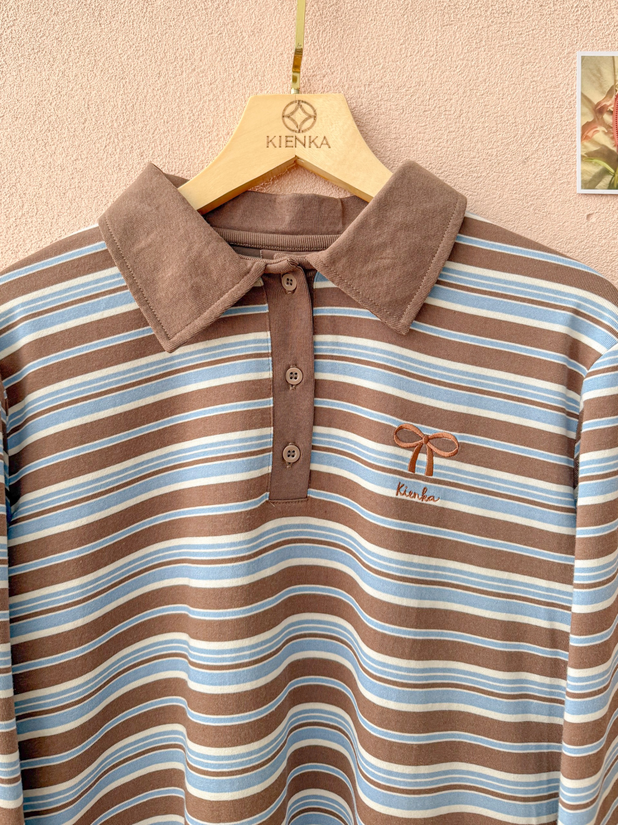 Hyeri Stripe Shirt Latte