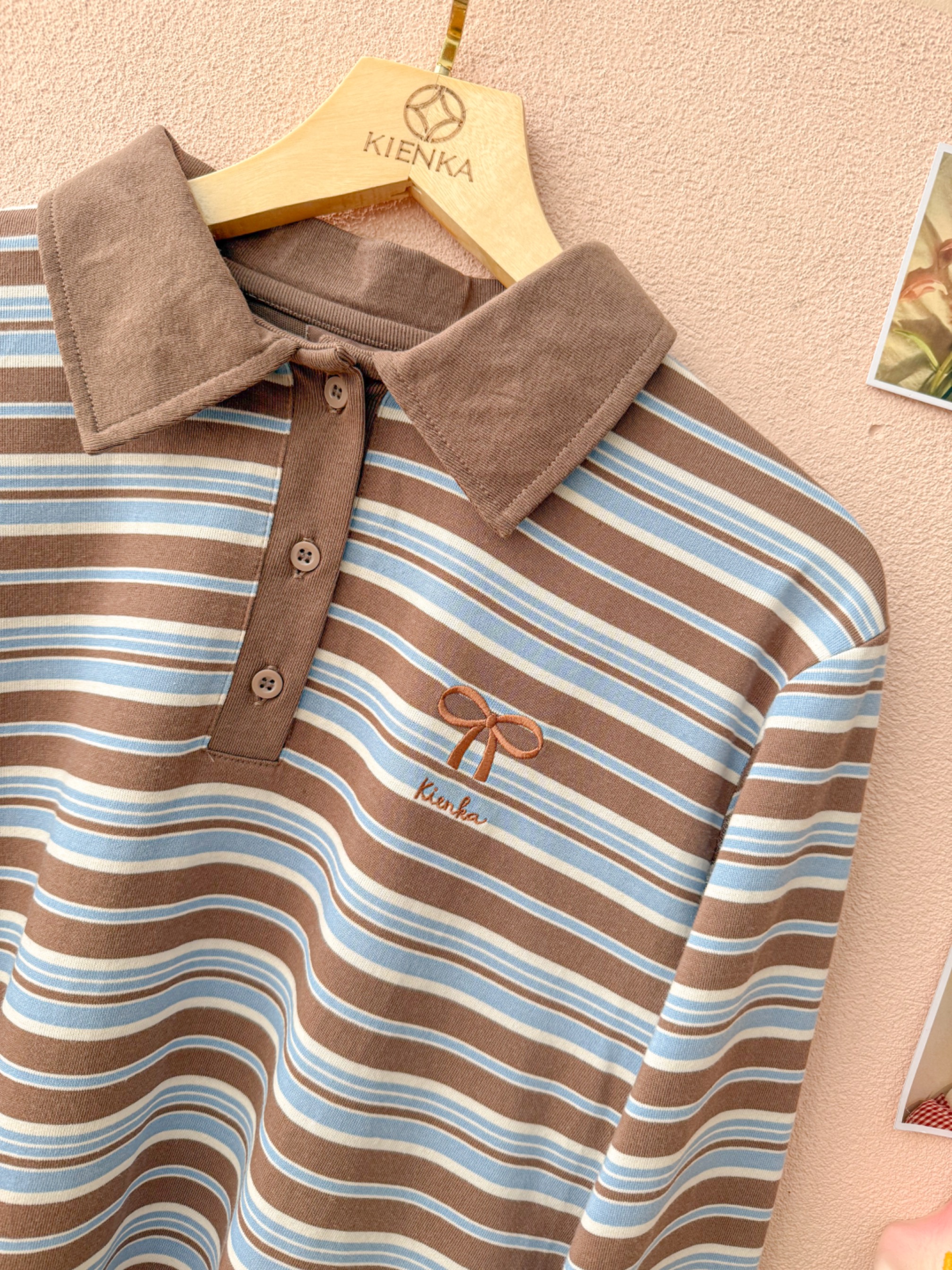 Hyeri Stripe Shirt Latte