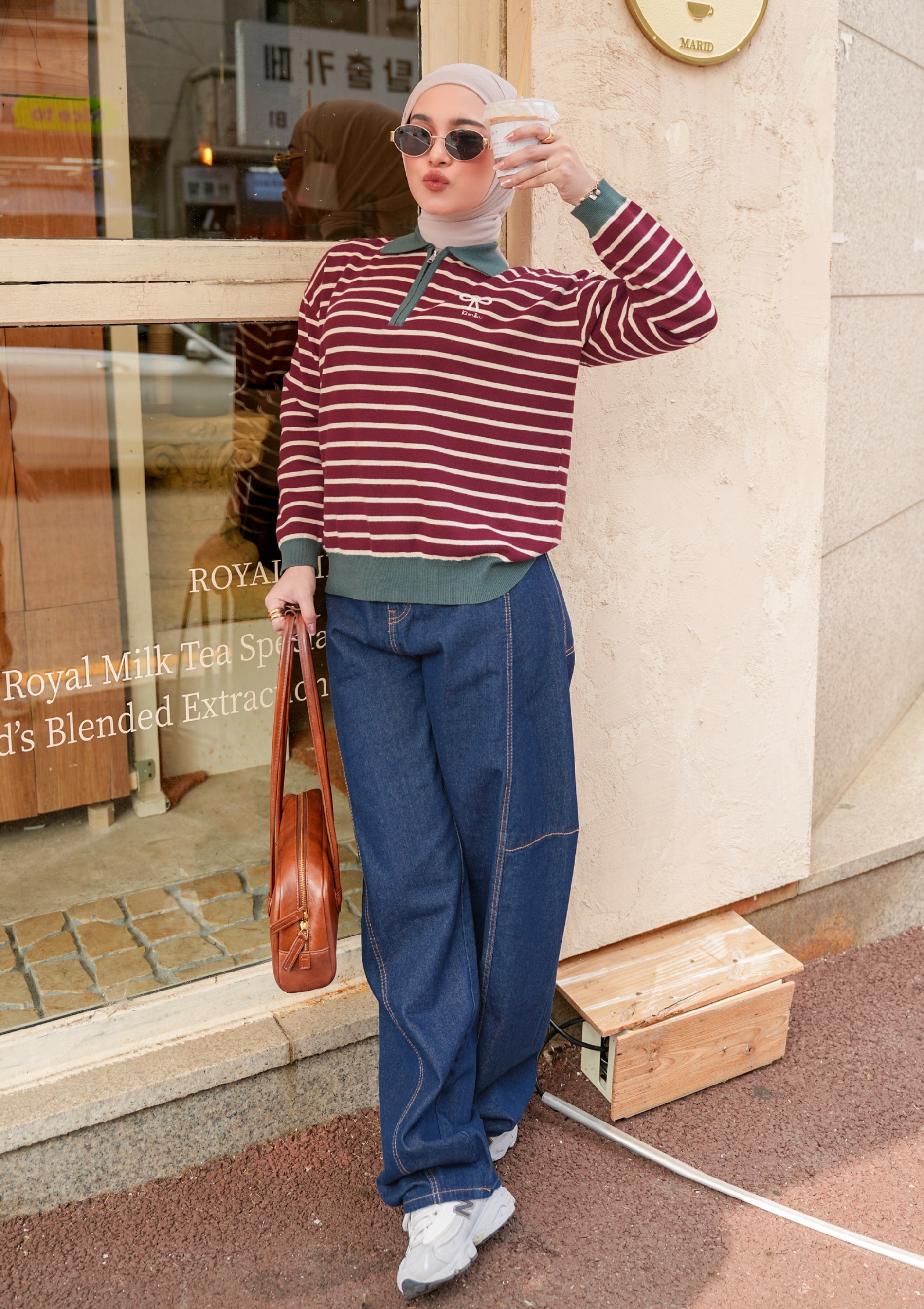 Yejin Long Sleeve Maroon