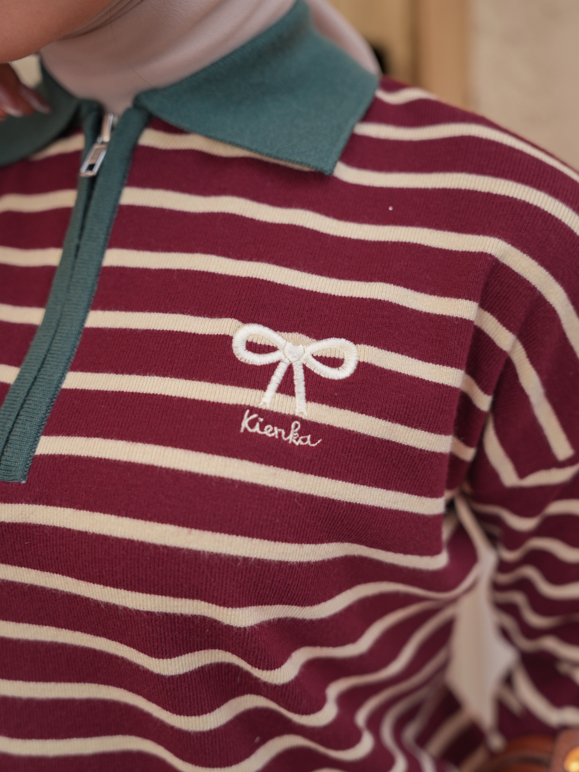 Yejin Long Sleeve Maroon