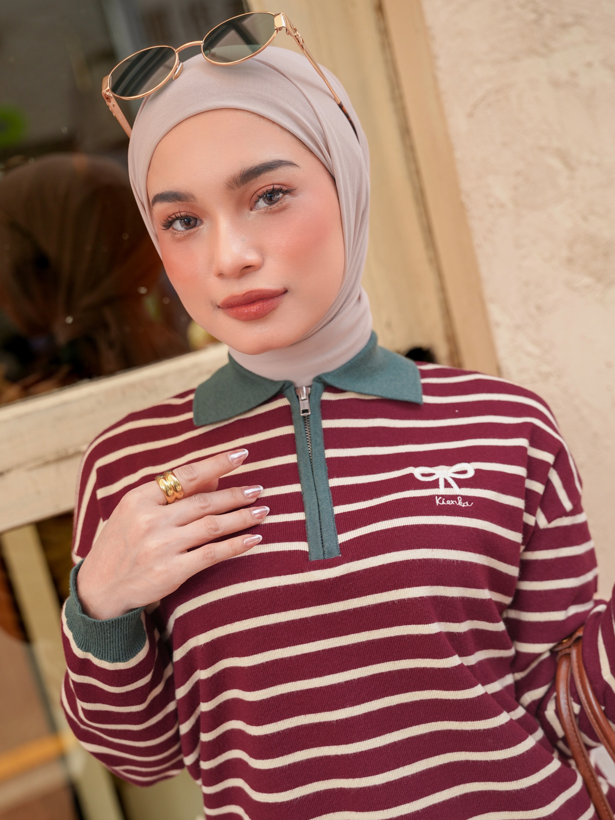 Yejin Long Sleeve Maroon