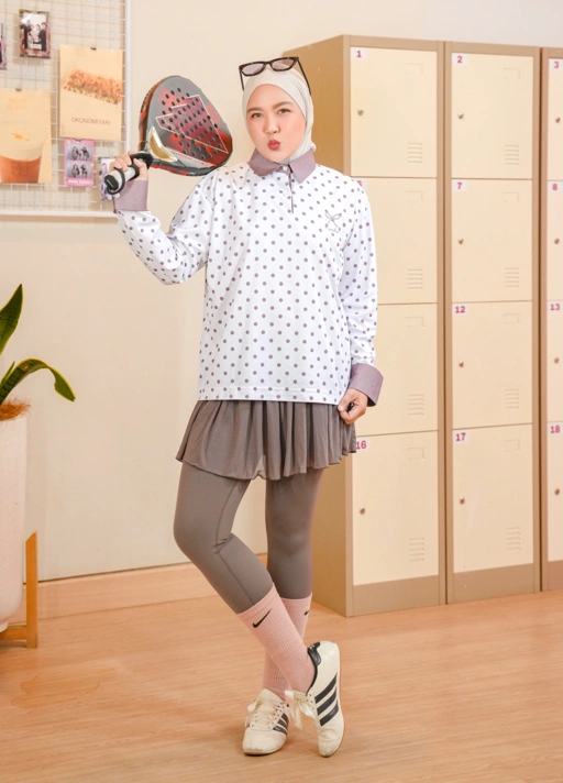 Nala Polka Shirt Whisper