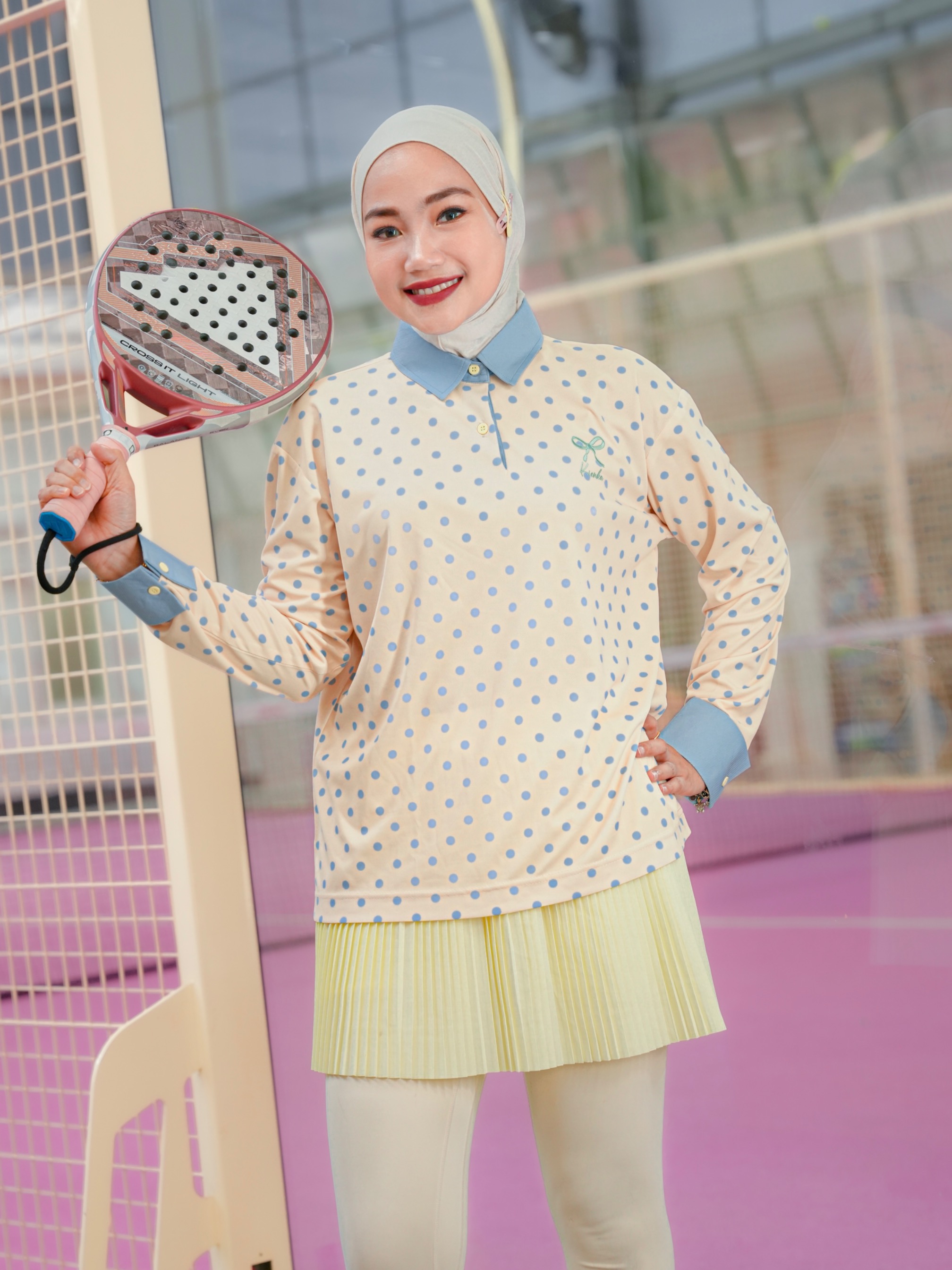 Nala Polka Shirt Butter Yellow