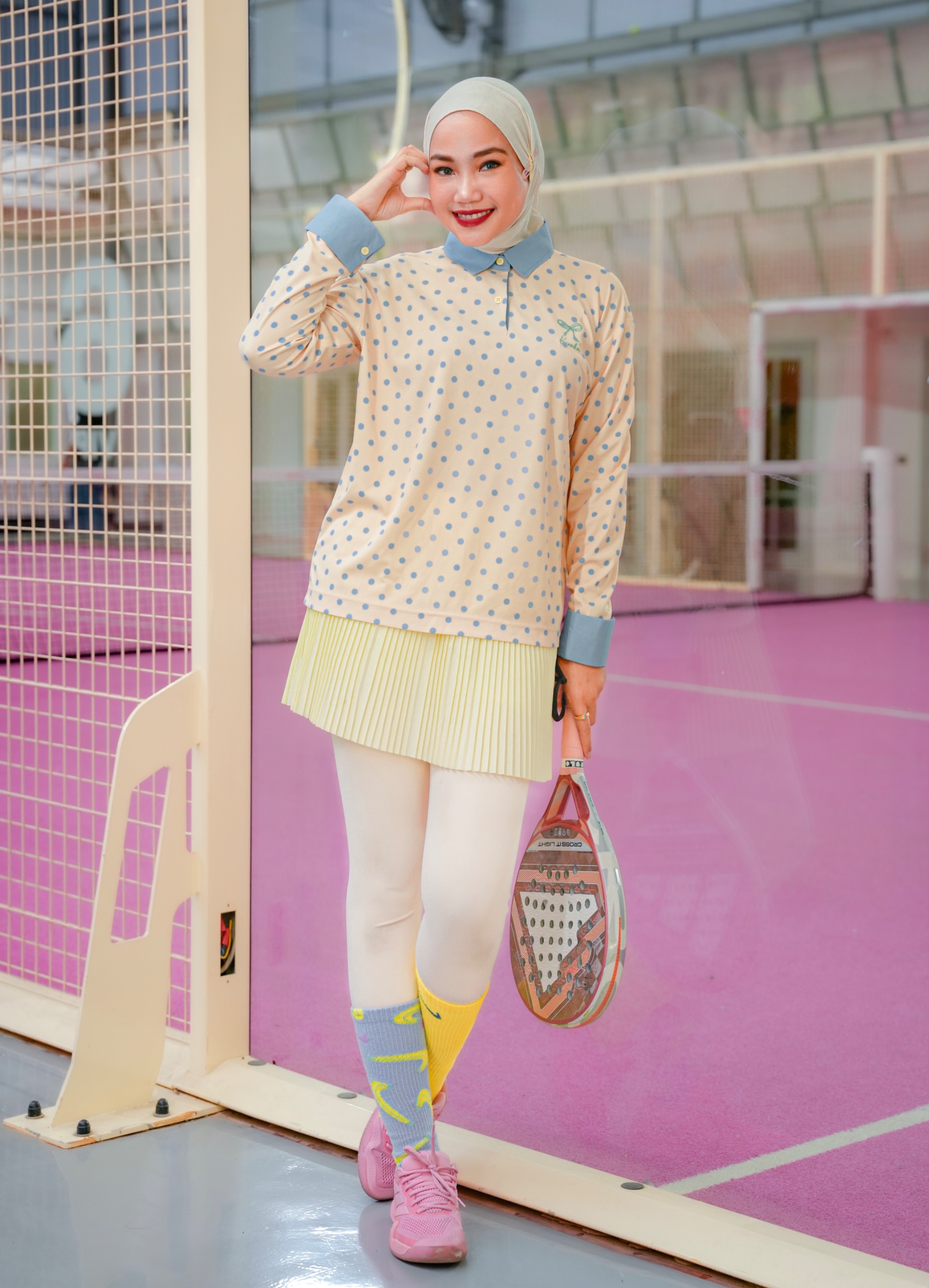 Nala Polka Shirt Butter Yellow