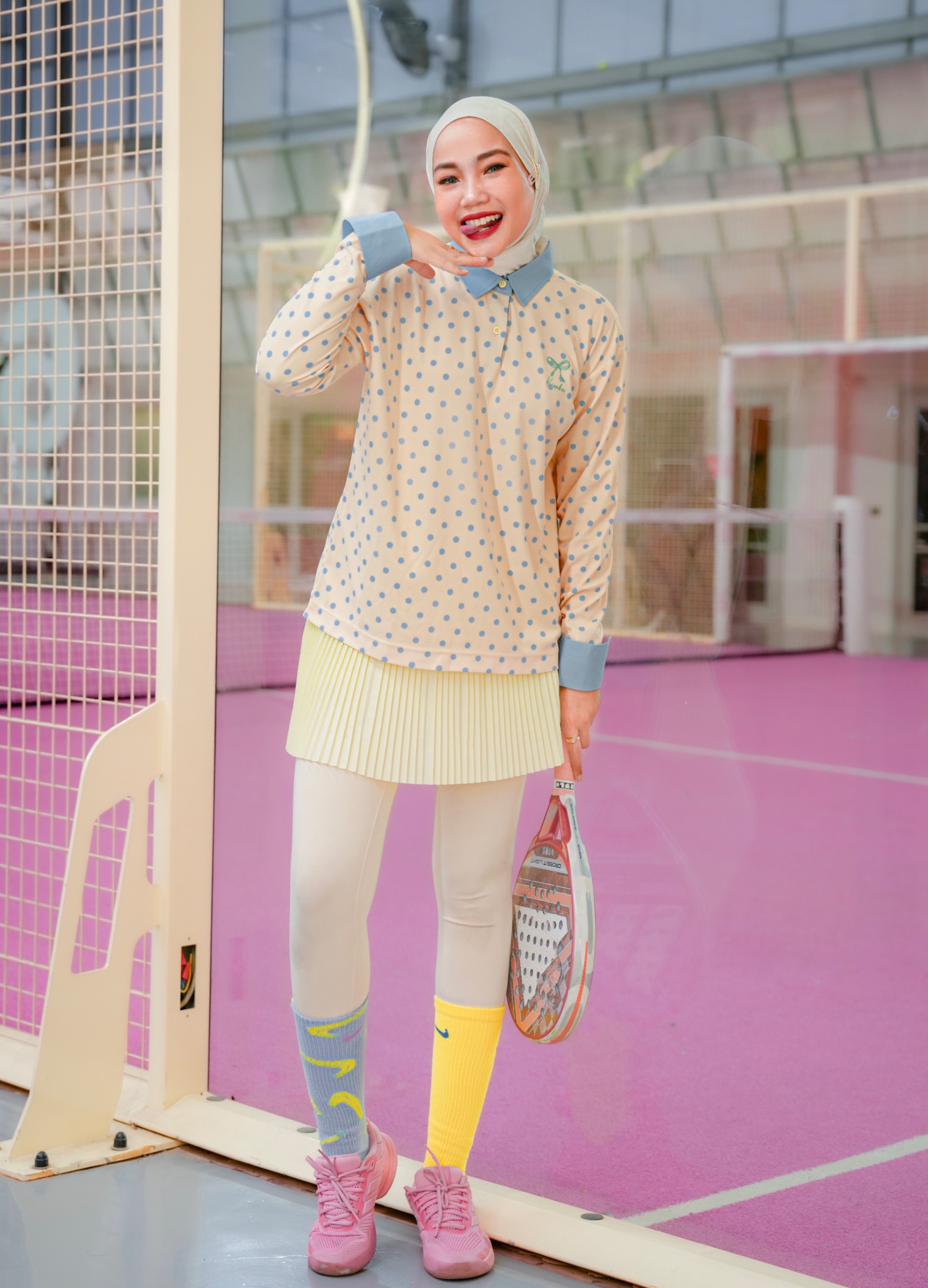 Nala Polka Shirt Butter Yellow