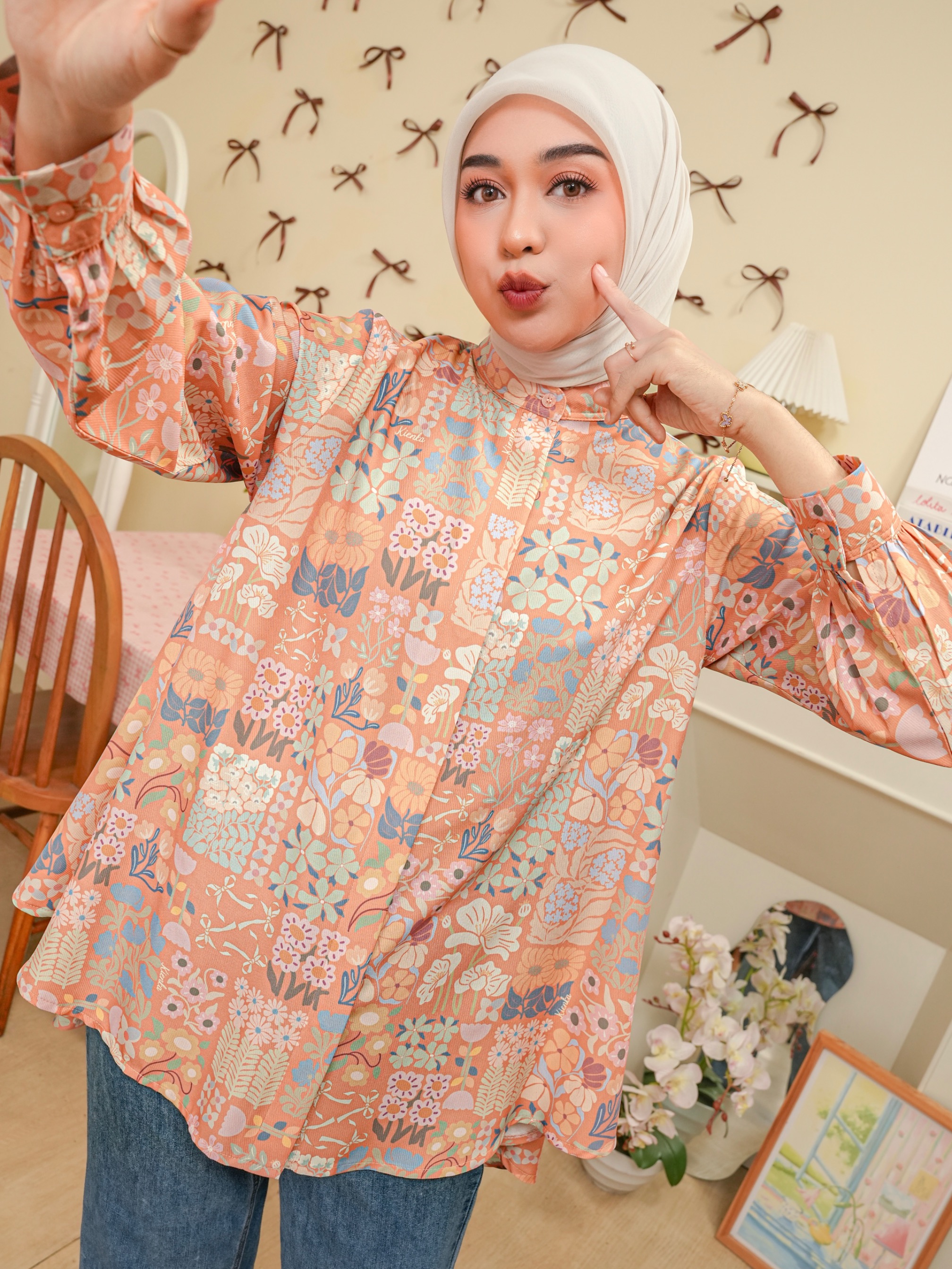 Kalula Blouse Rust