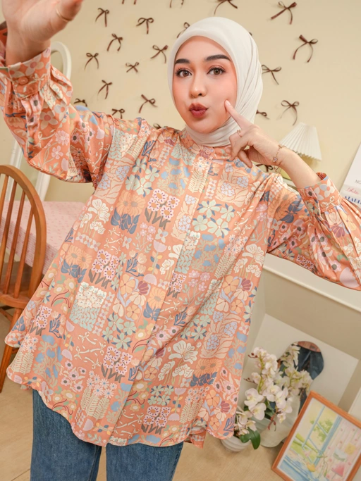 Image of Kalula Blouse Rust
