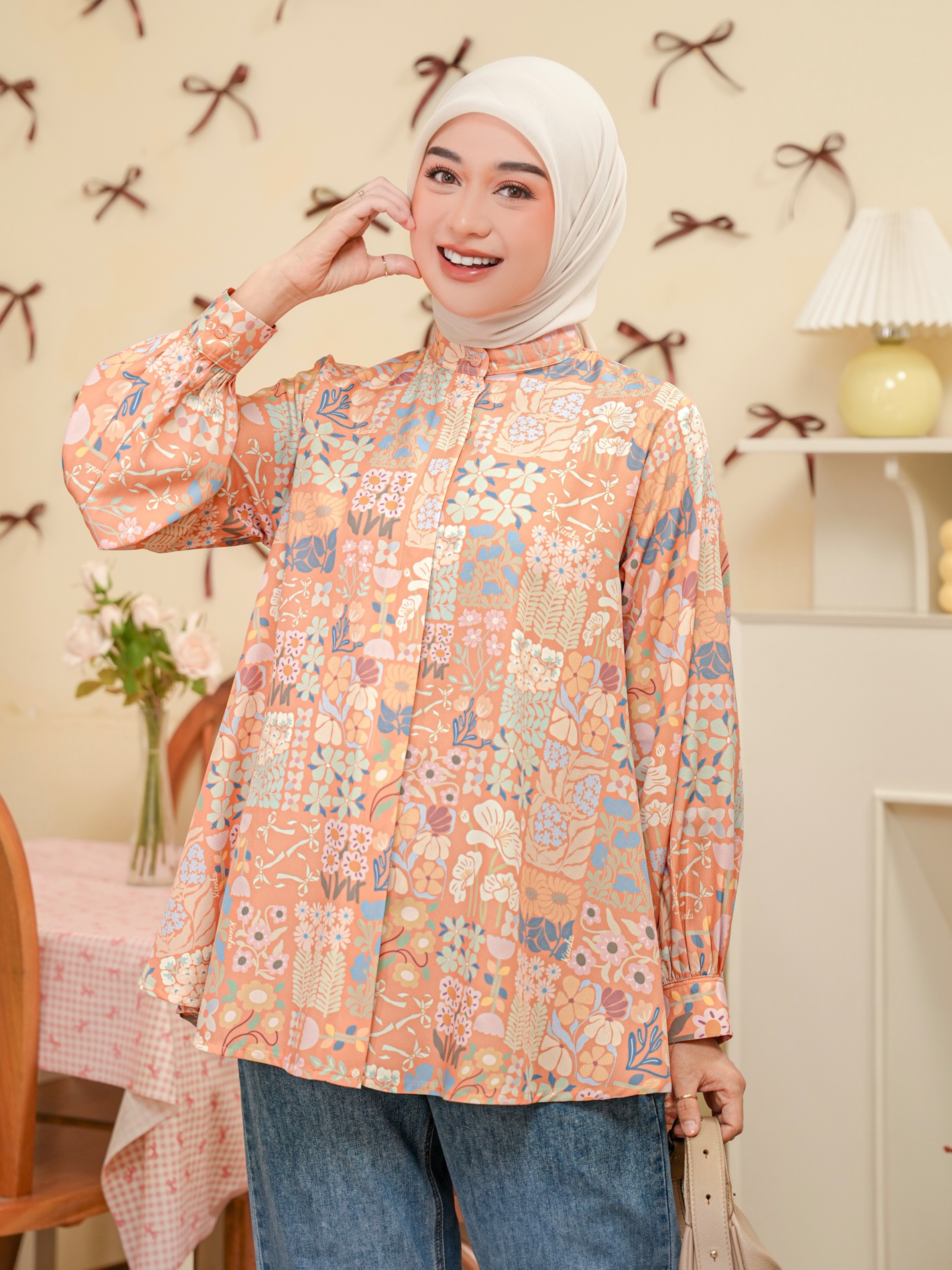 Kalula Blouse Rust