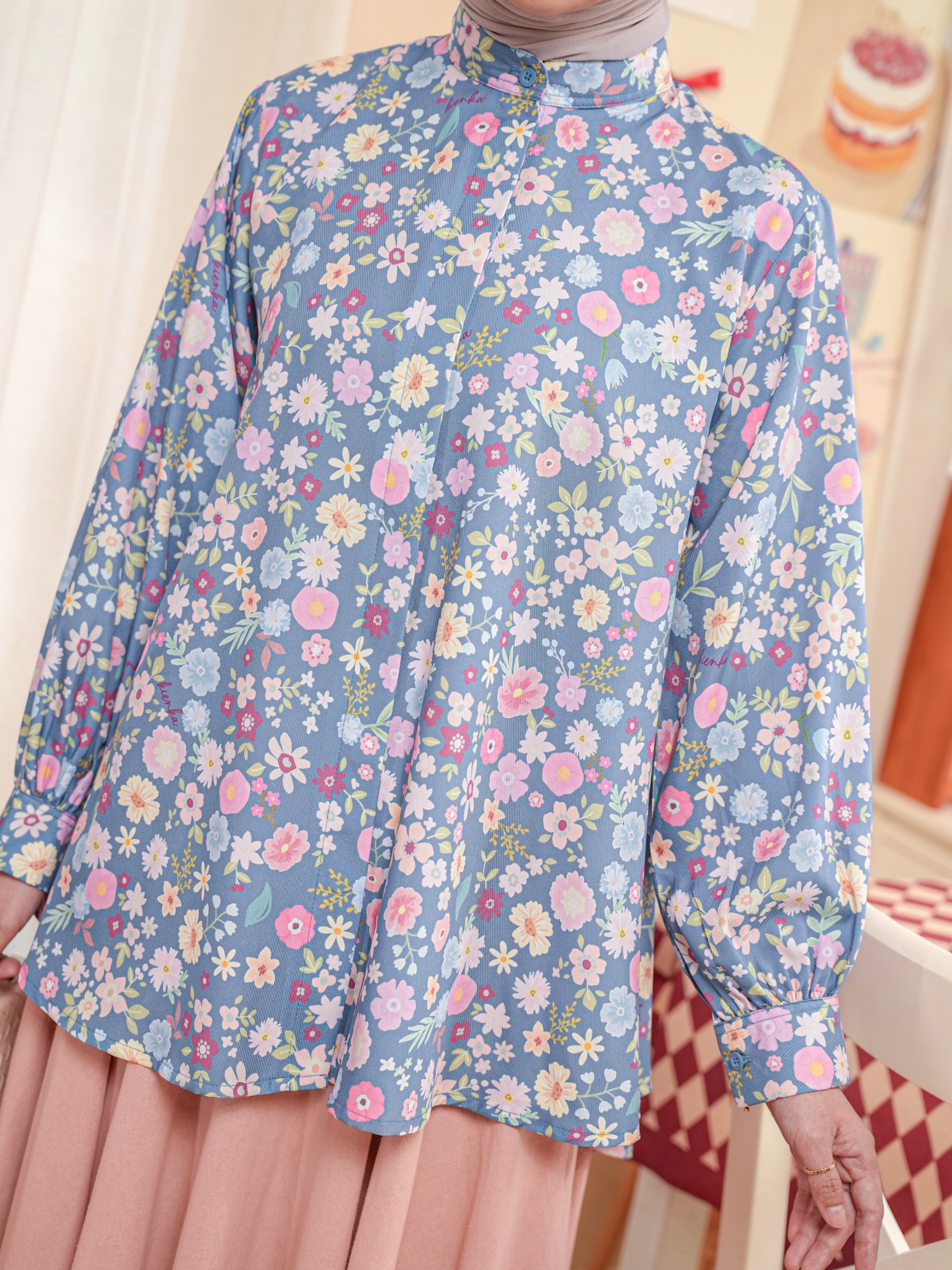 Kalula Blouse Azure