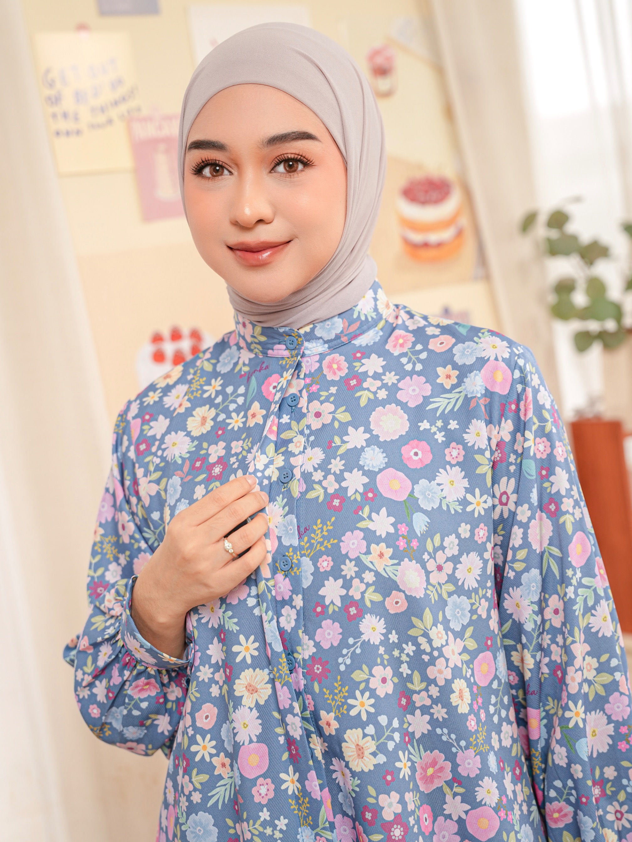 Kalula Blouse Azure