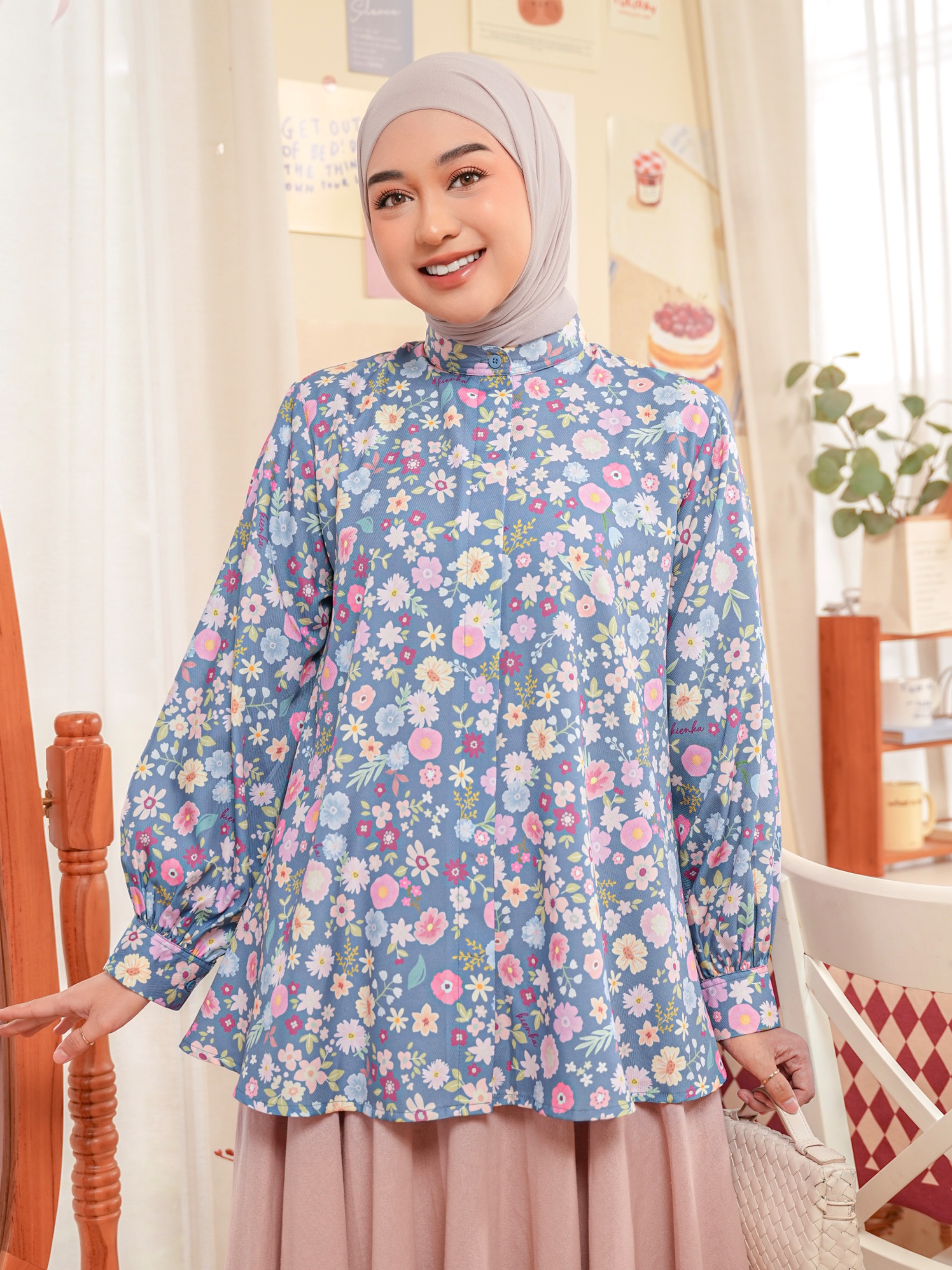Kalula Blouse Azure