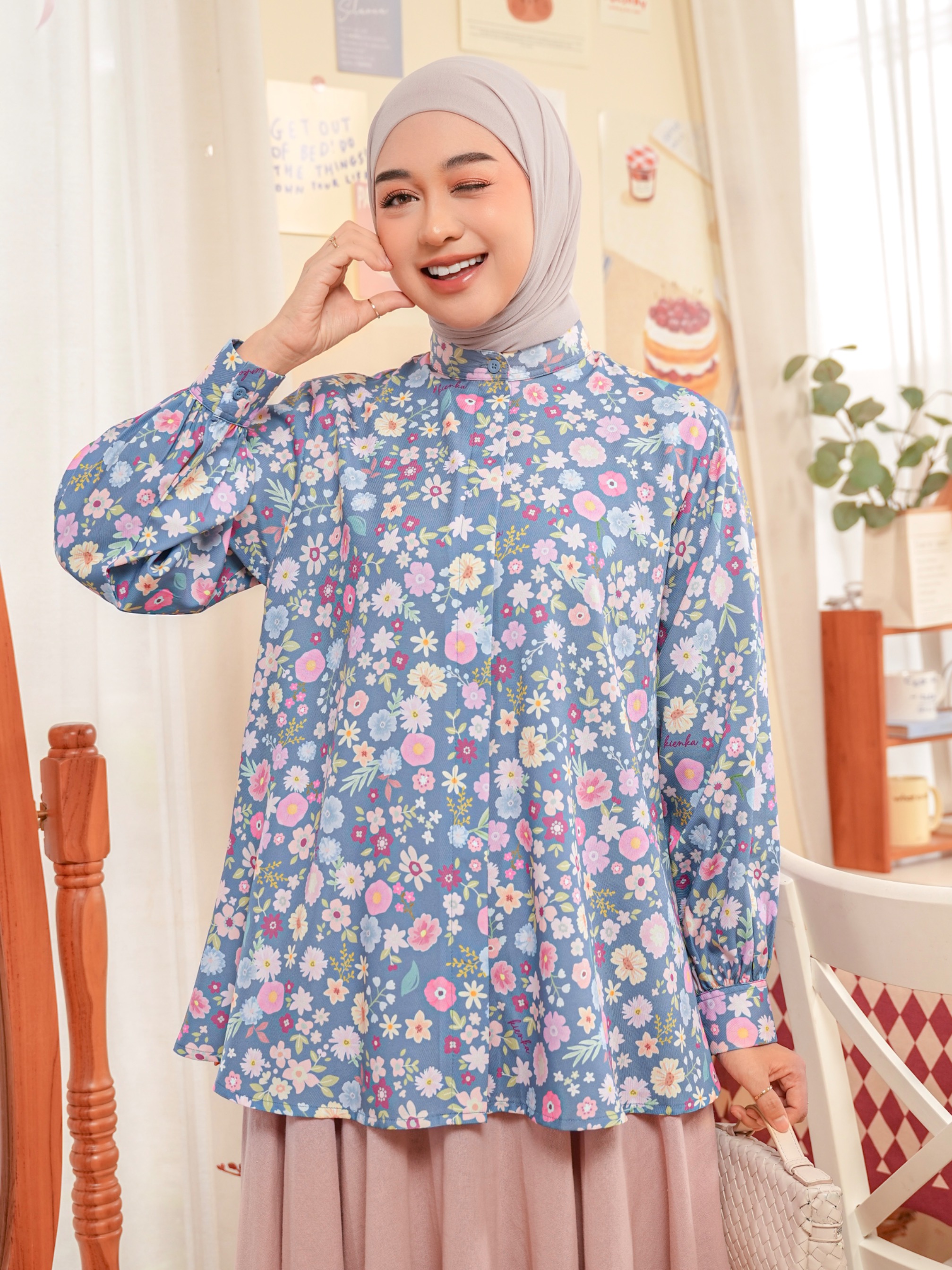 Kalula Blouse Azure