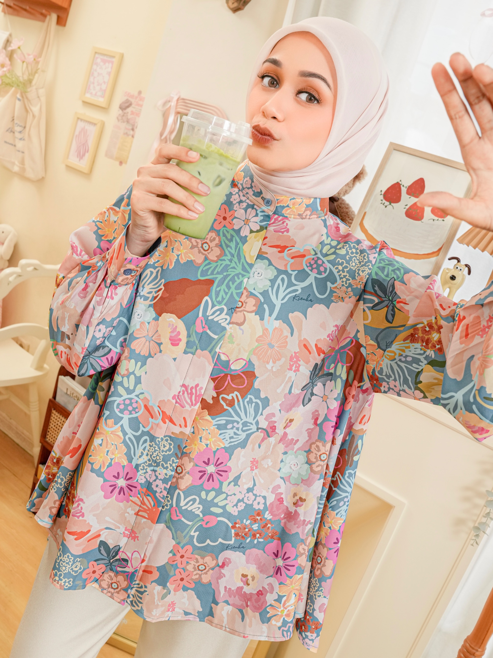 Kalula Blouse Ocean