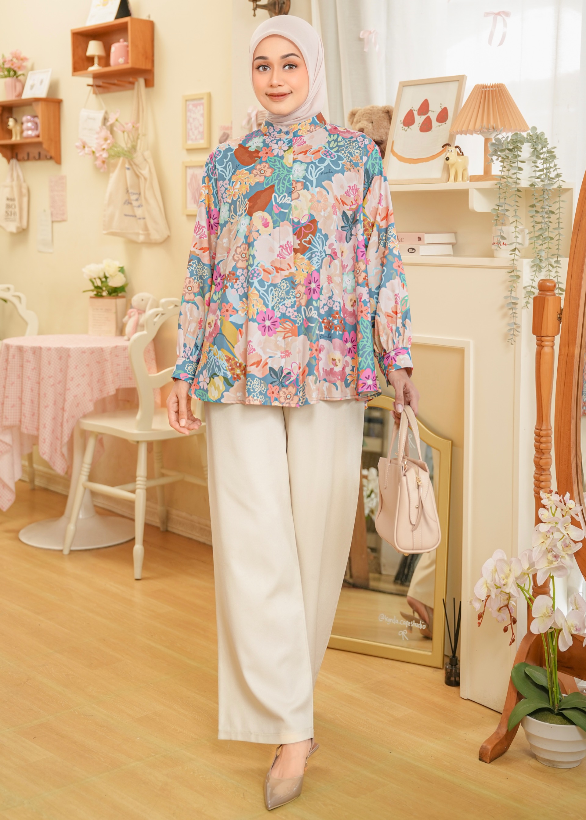 Kalula Blouse Ocean