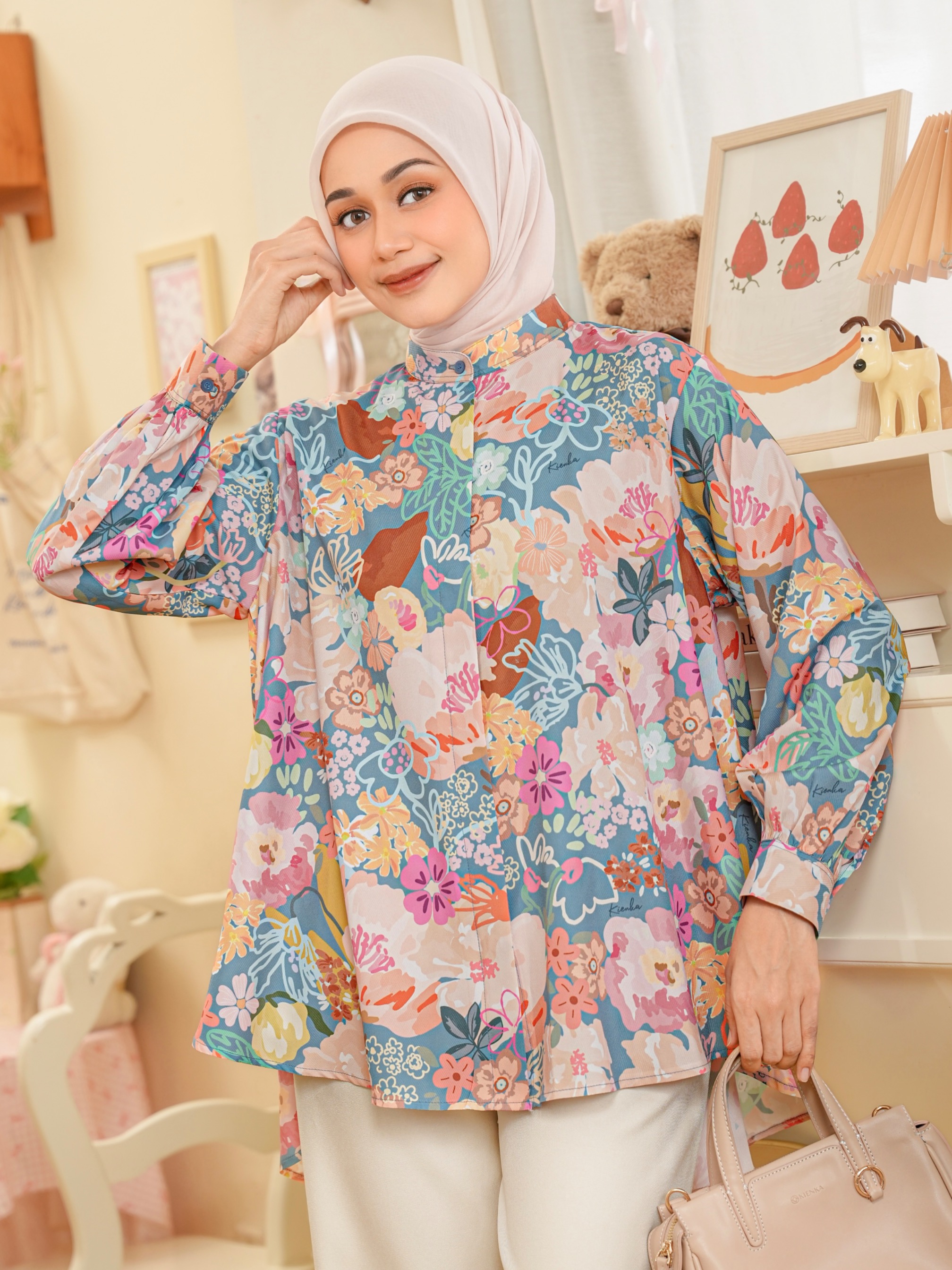 Kalula Blouse Ocean