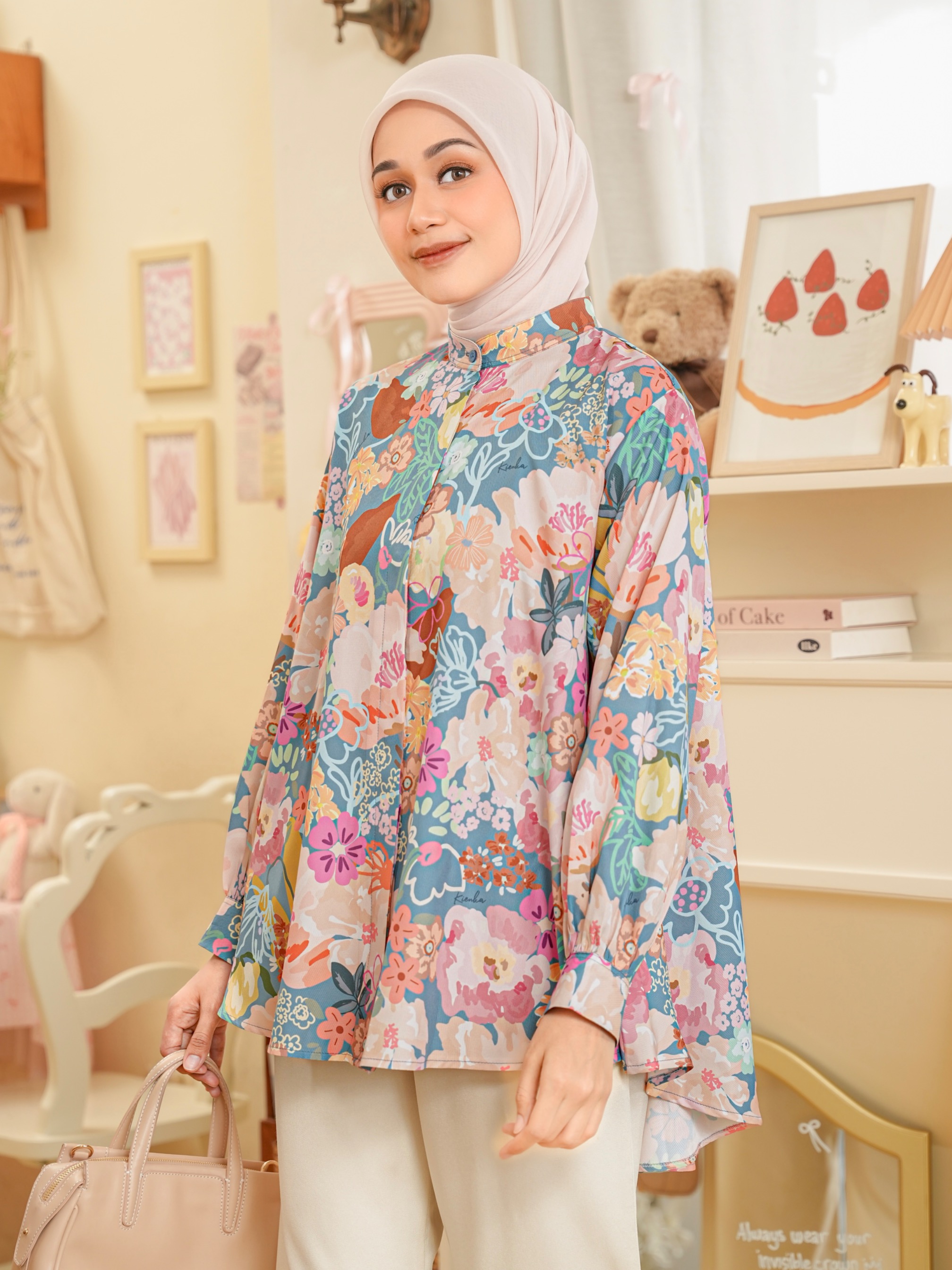 Kalula Blouse Ocean