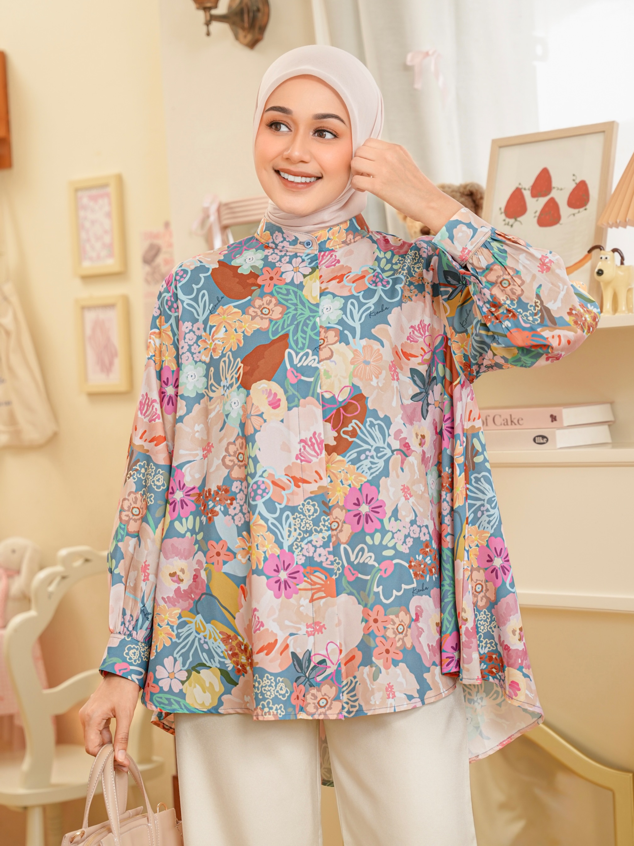 Kalula Blouse Ocean