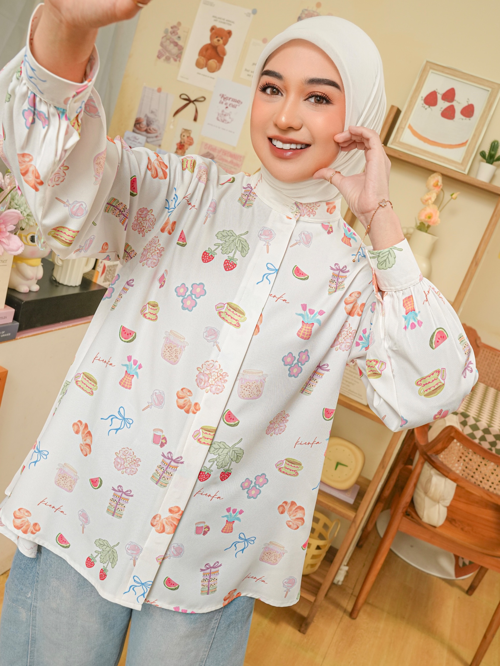 Kalula Blouse Pearl