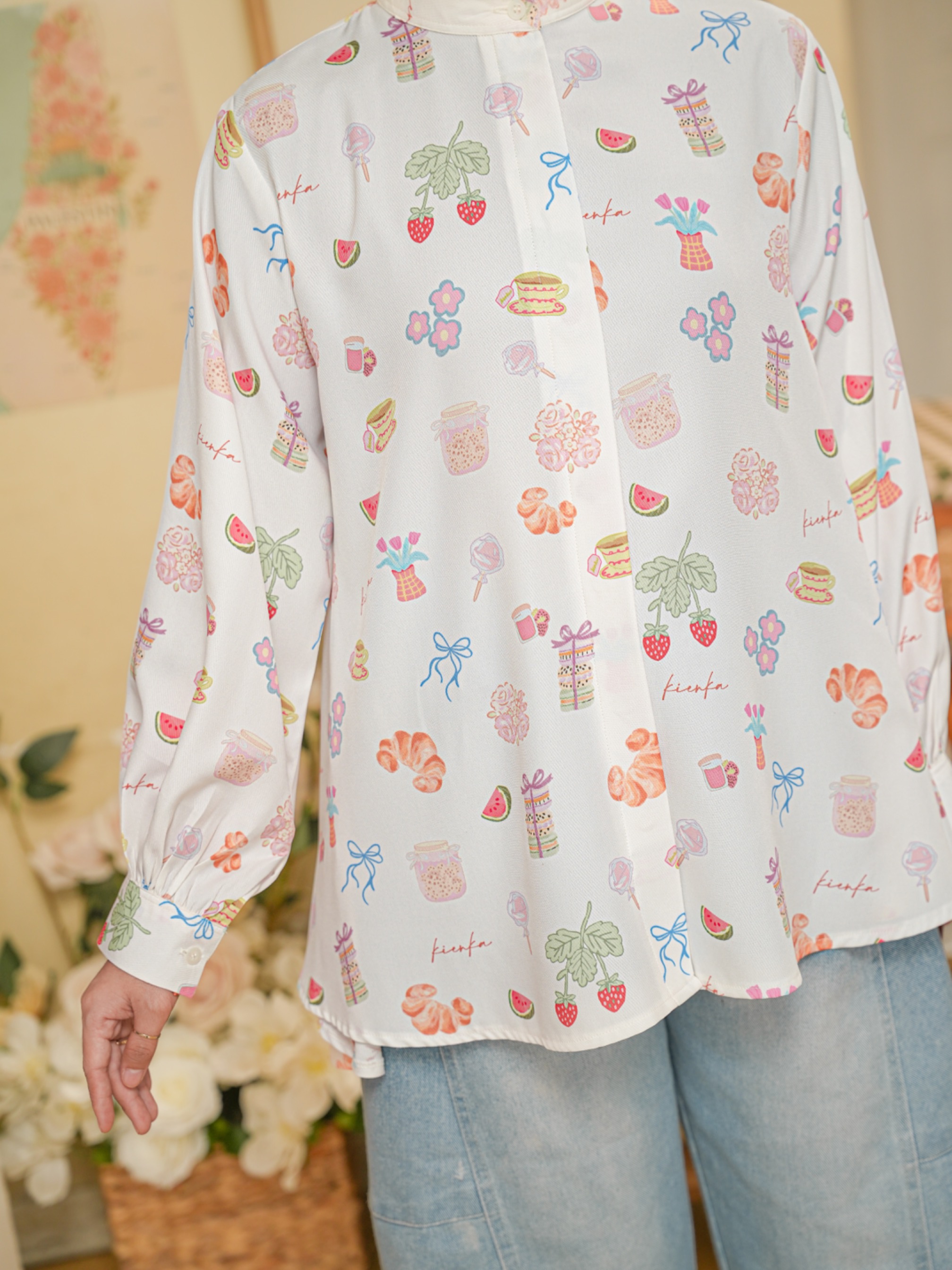 Kalula Blouse Pearl