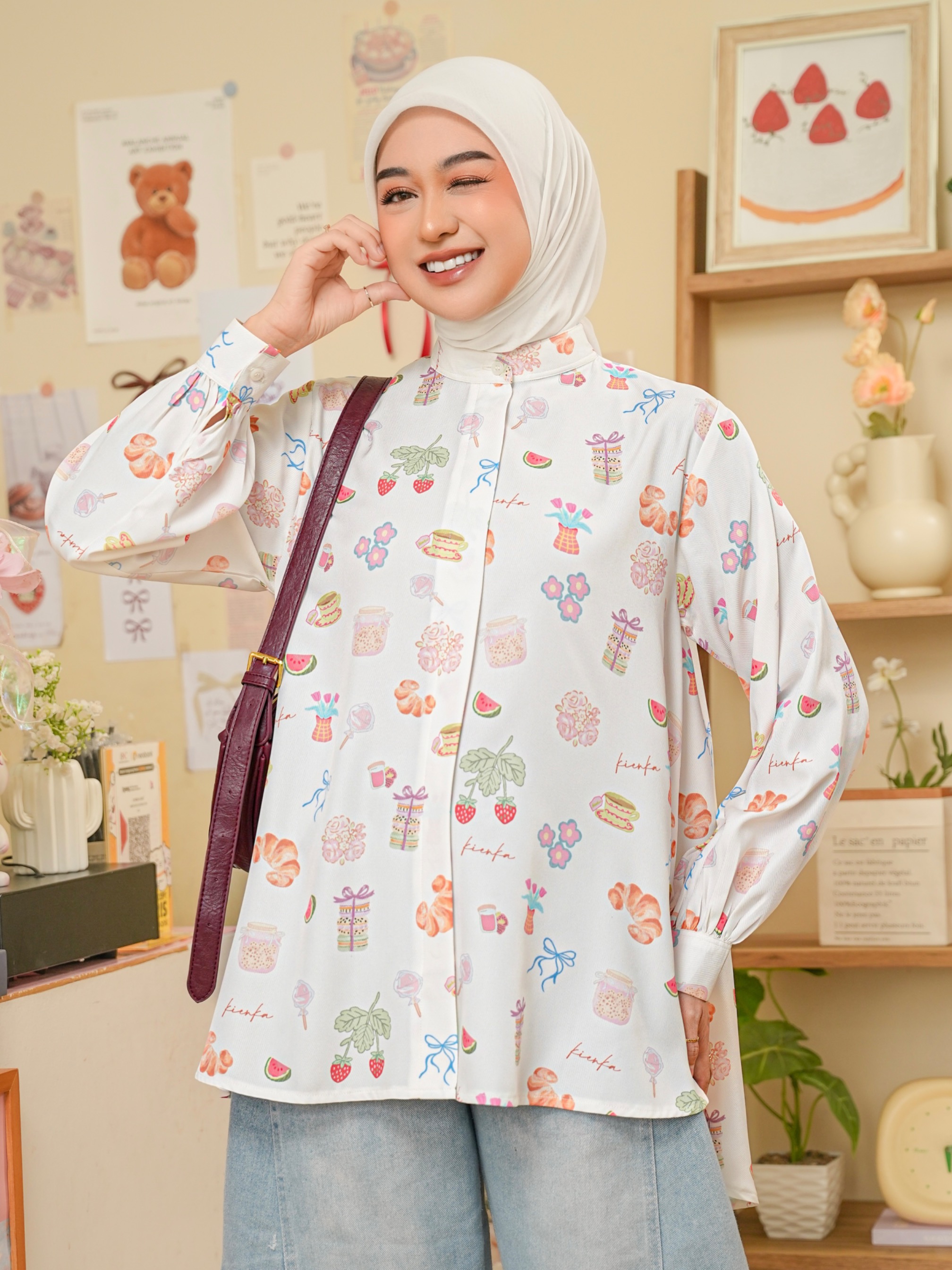 Kalula Blouse Pearl