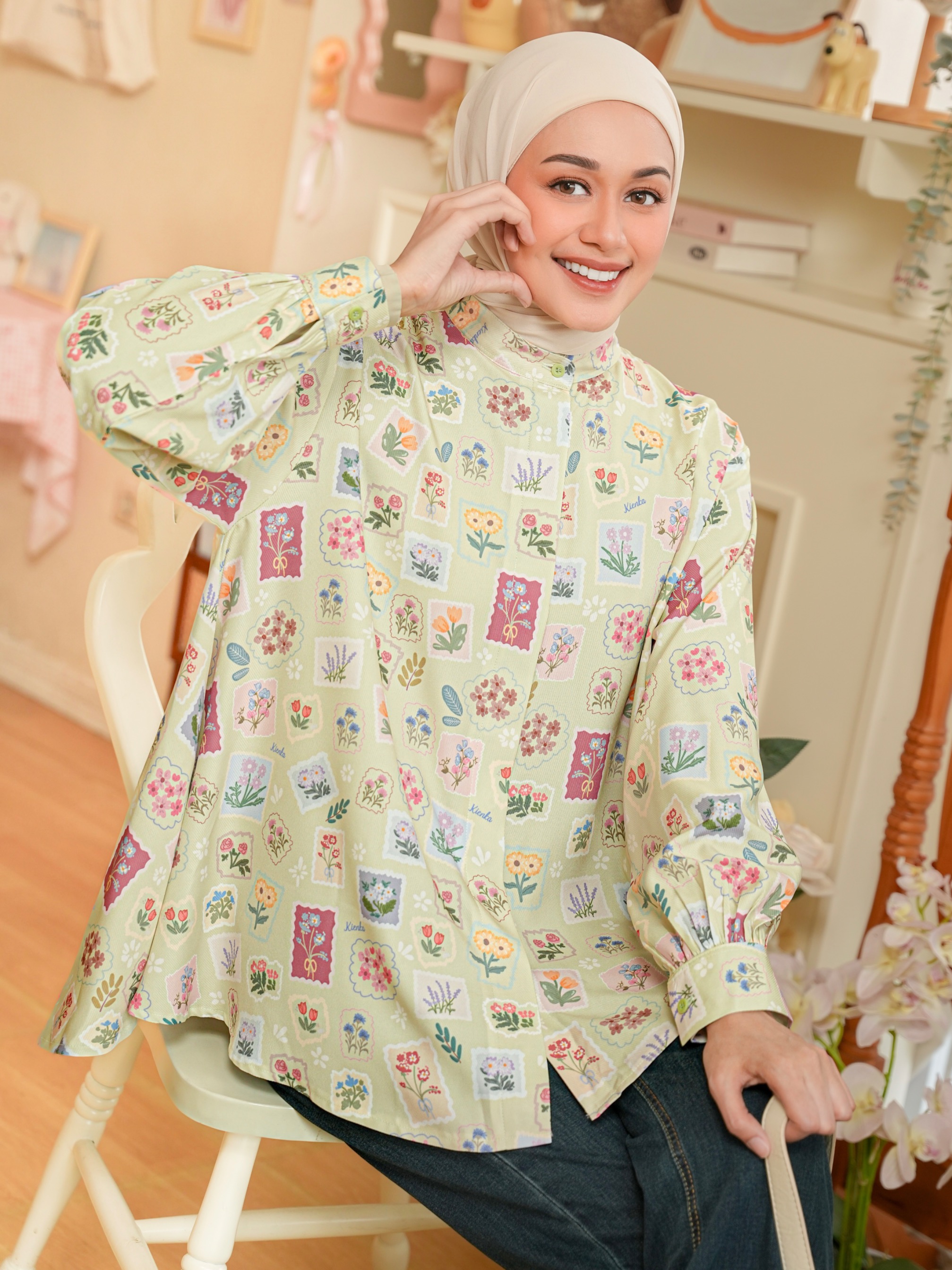 Kalula Blouse Minty