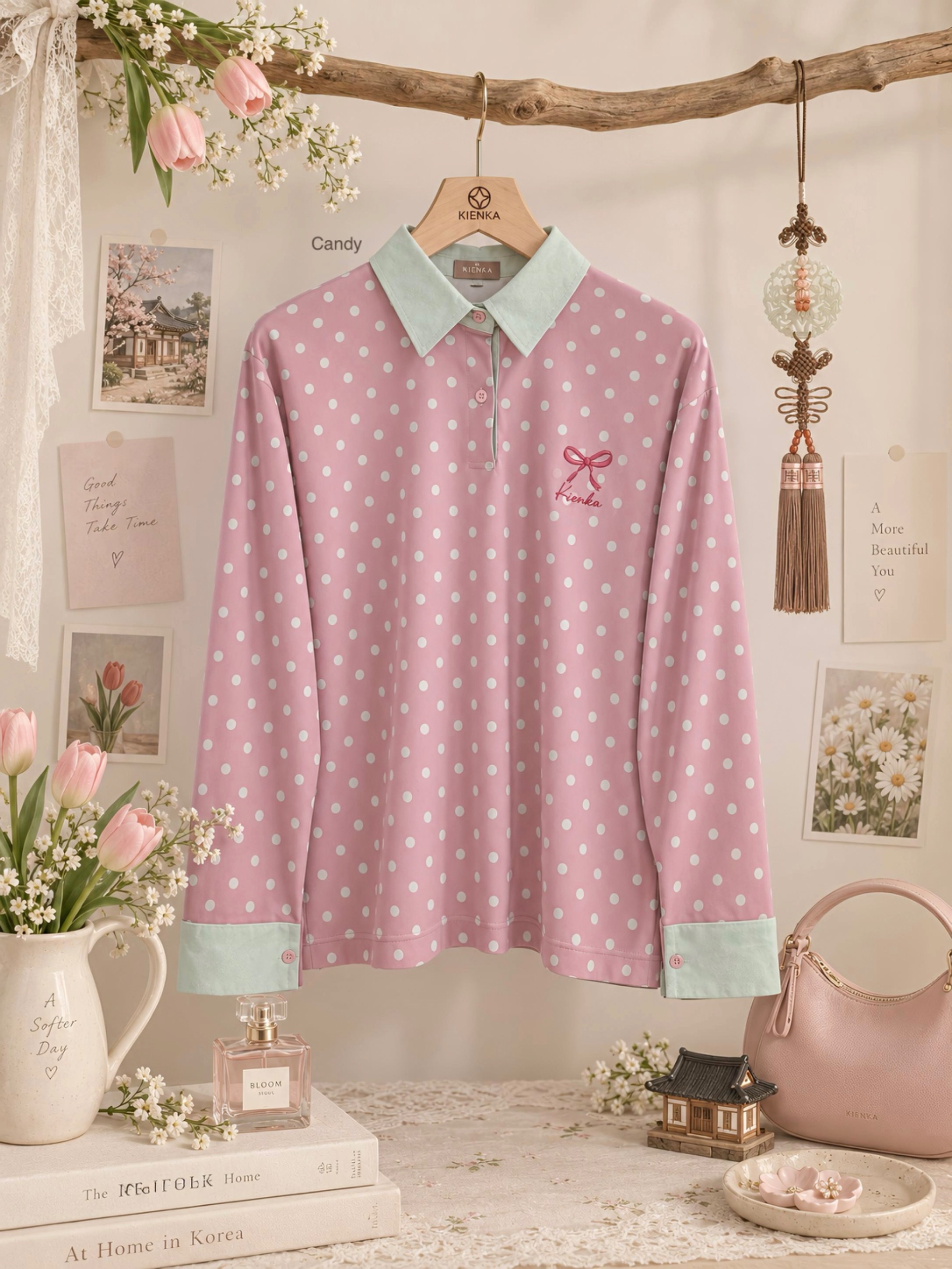 Nala Polka Shirt Candy