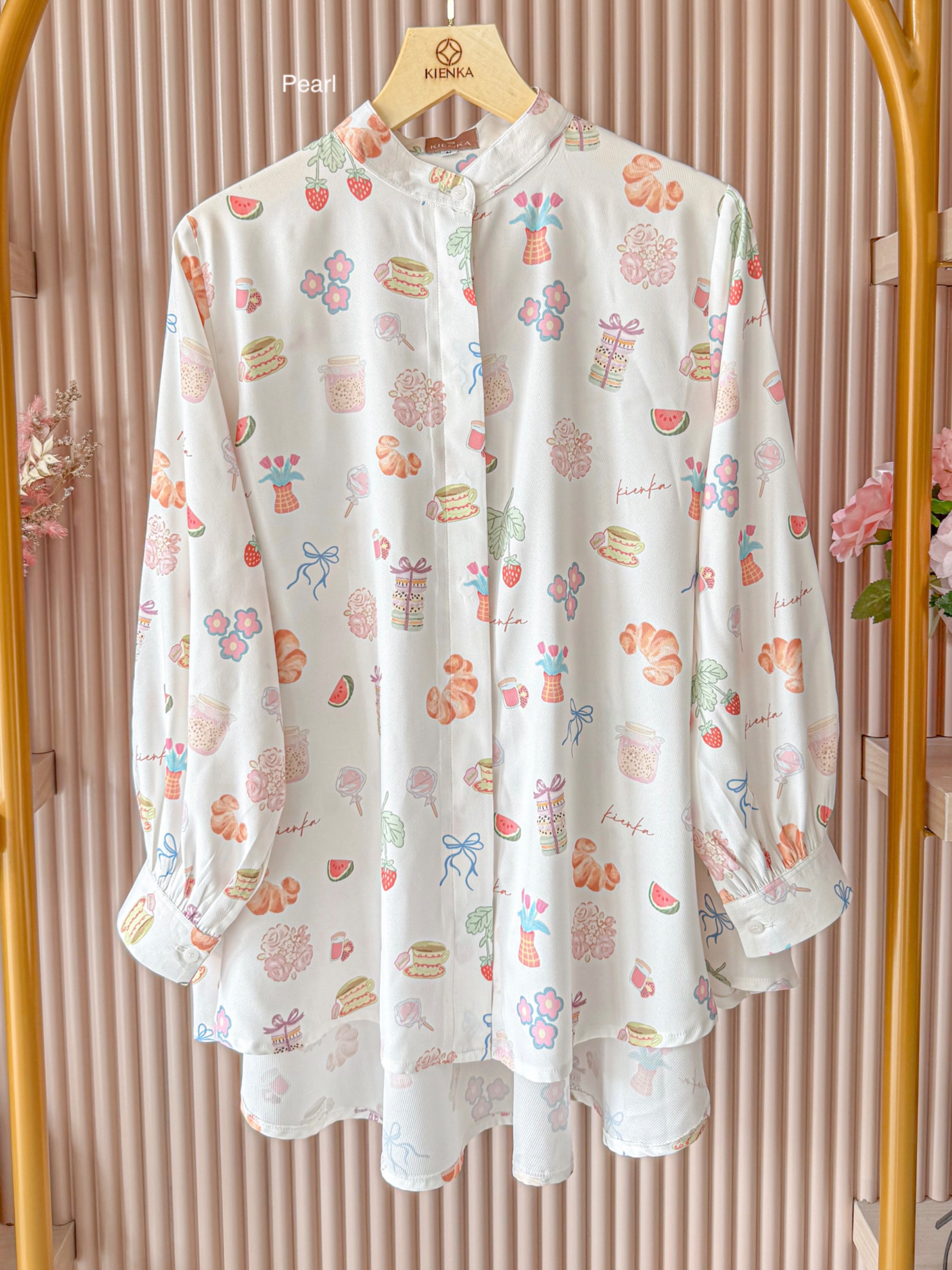 Kalula Blouse Pearl
