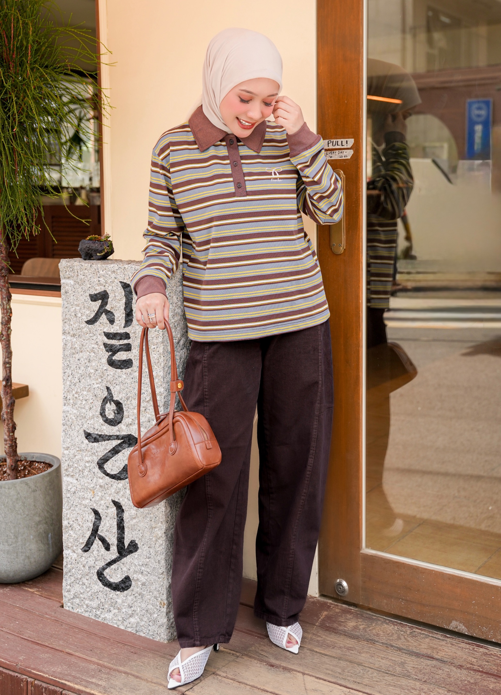 Hyeri Stripe Shirt Milo