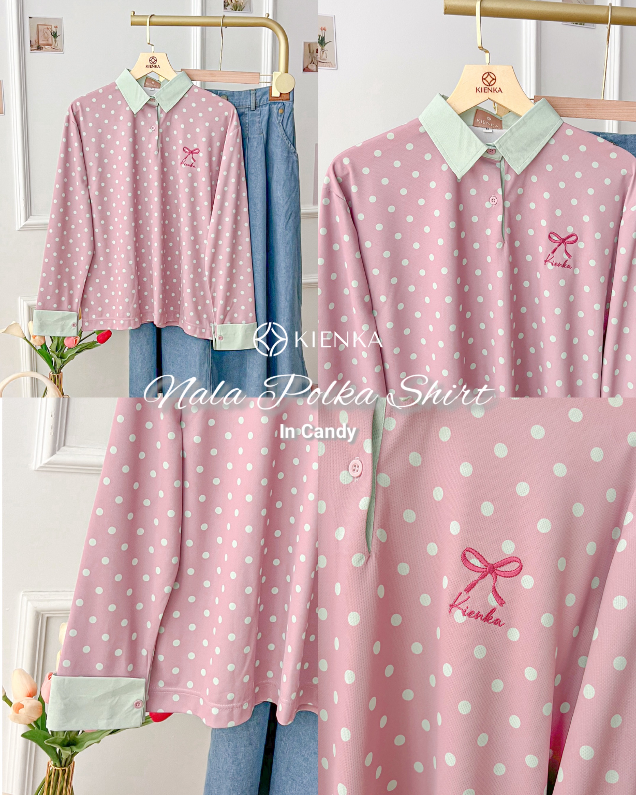 Nala Polka Shirt Candy
