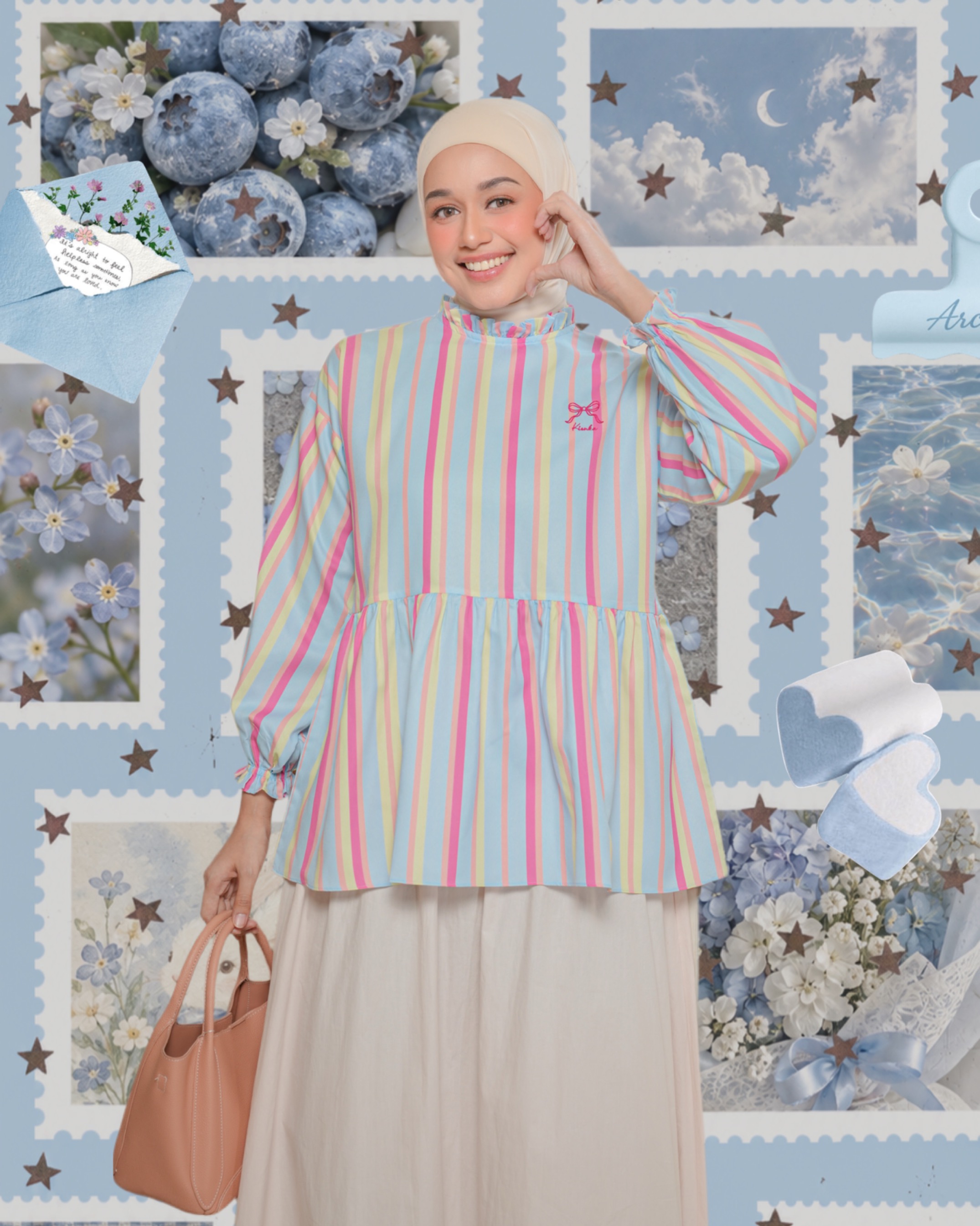 Alice Shirt Ice Blue