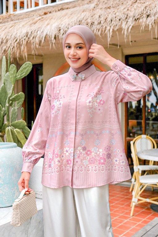 Image of Nonna Daily Shirt Rose