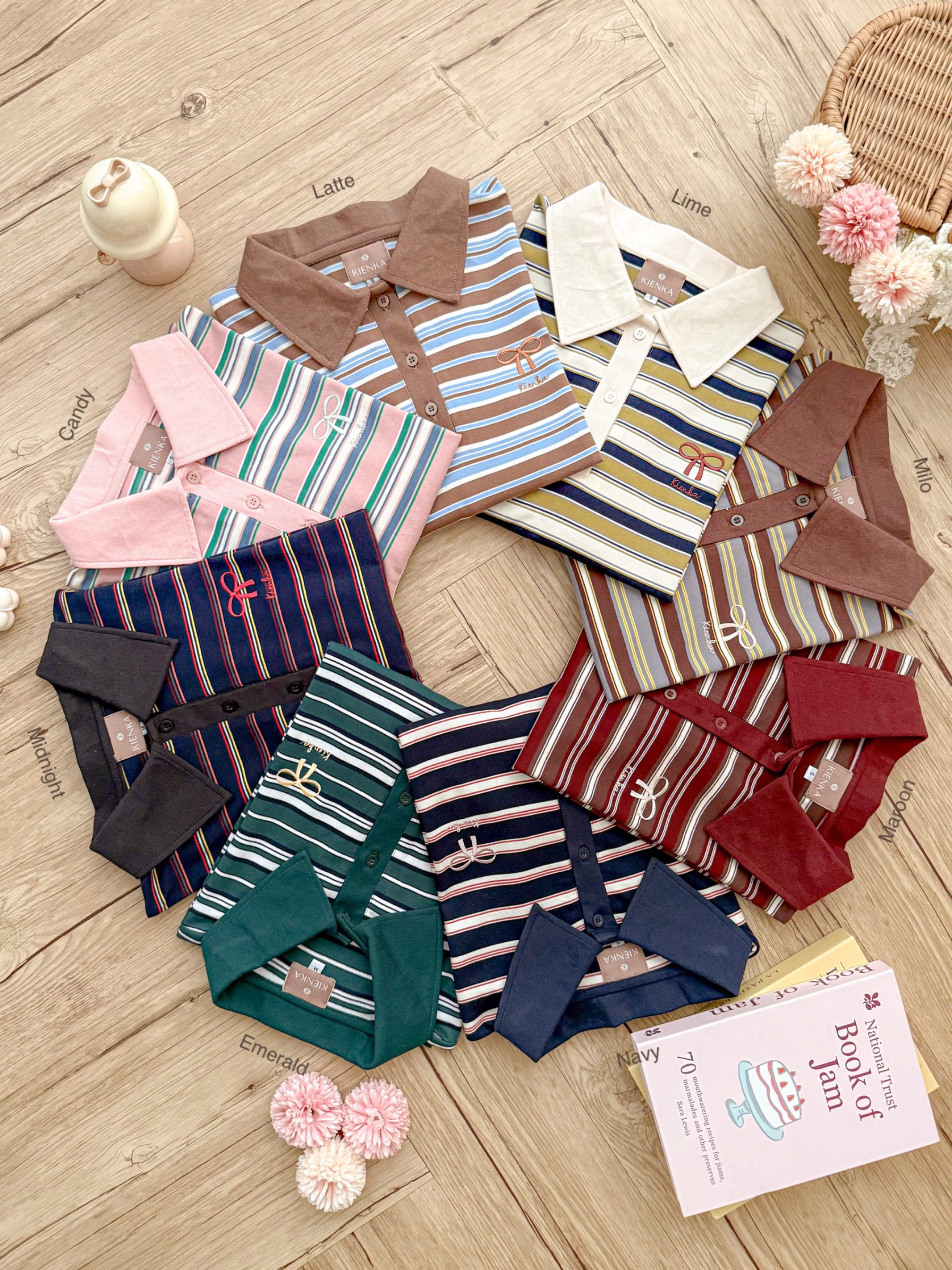 Hyeri Stripe Shirt Lime