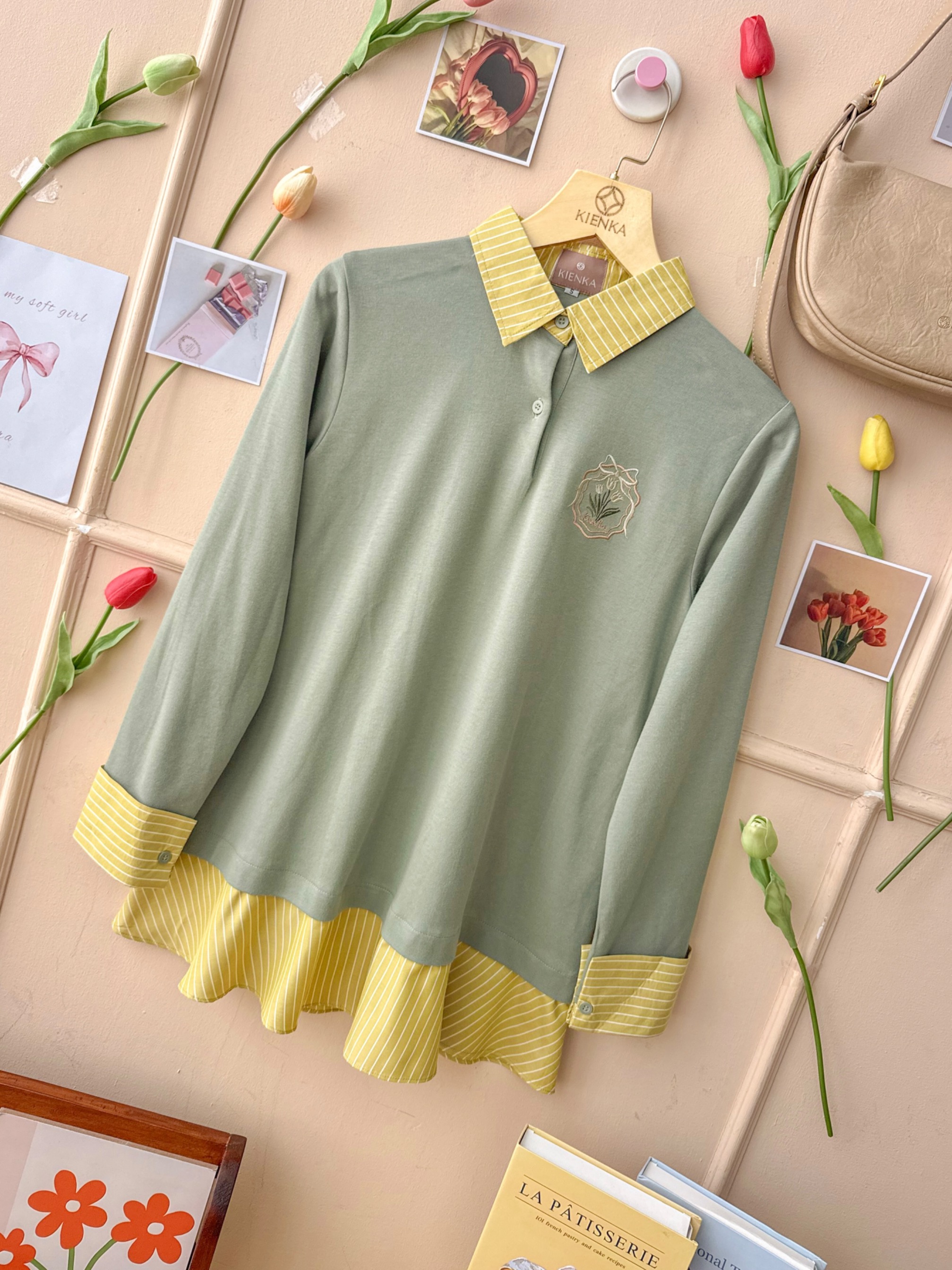 Ryuna Long Sleeve Pistachio
