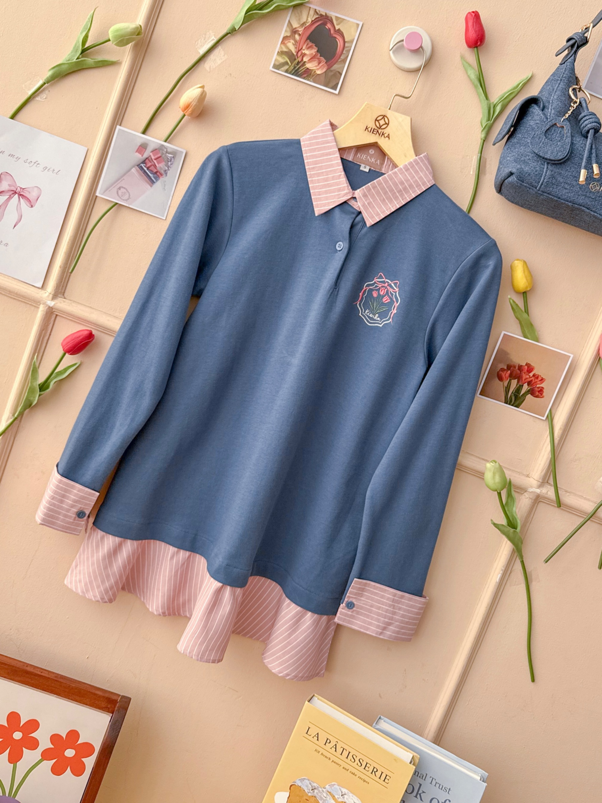 Ryuna Long Sleeve Cobalt