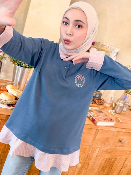 Ryuna Long Sleeve Cobalt