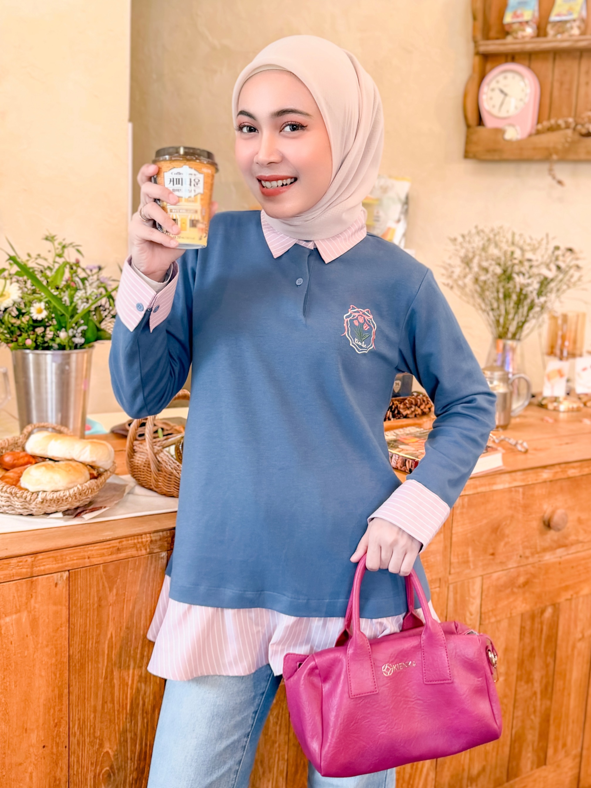 Ryuna Long Sleeve Cobalt