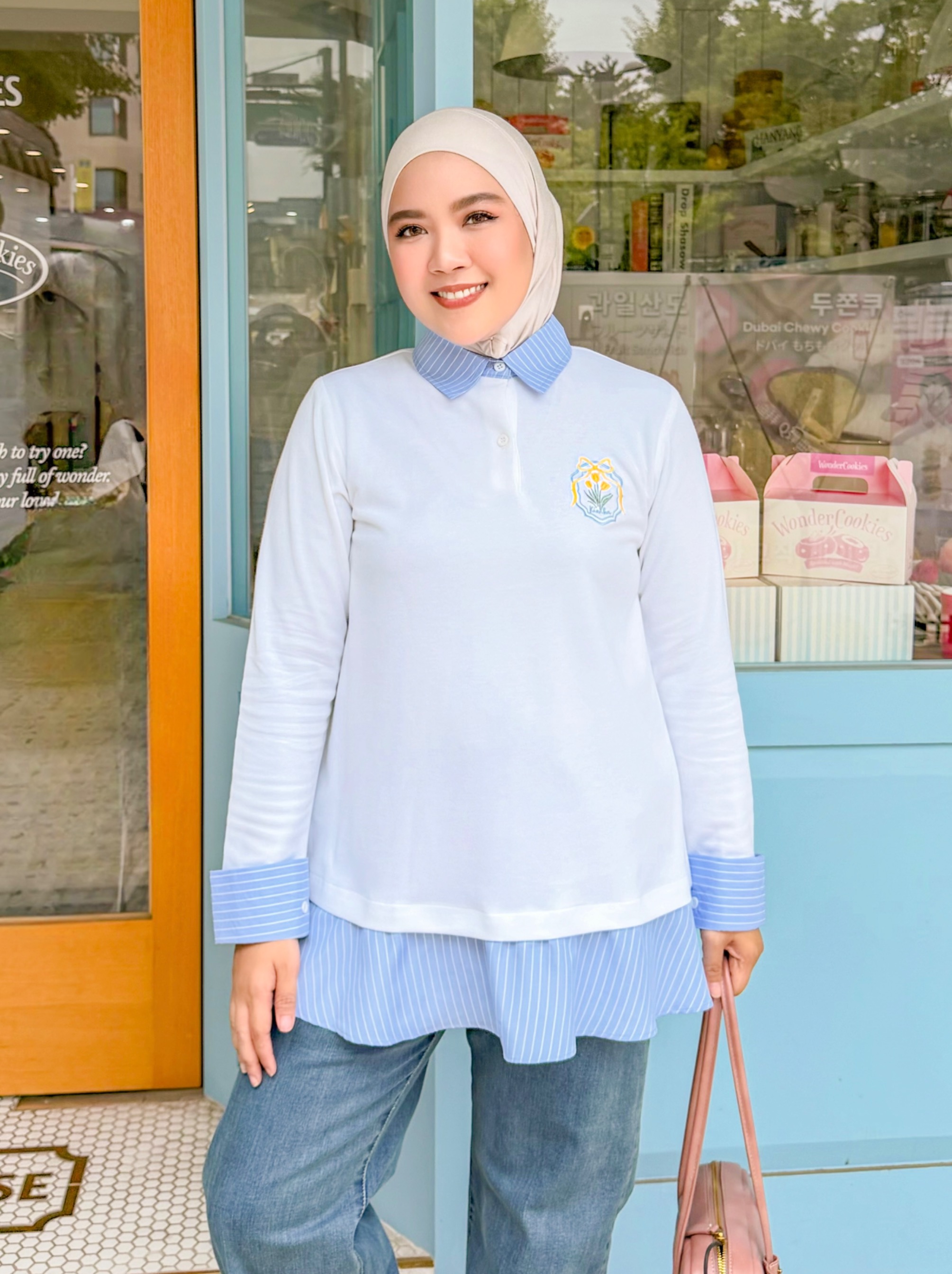 Ryuna Long Sleeve Pearl