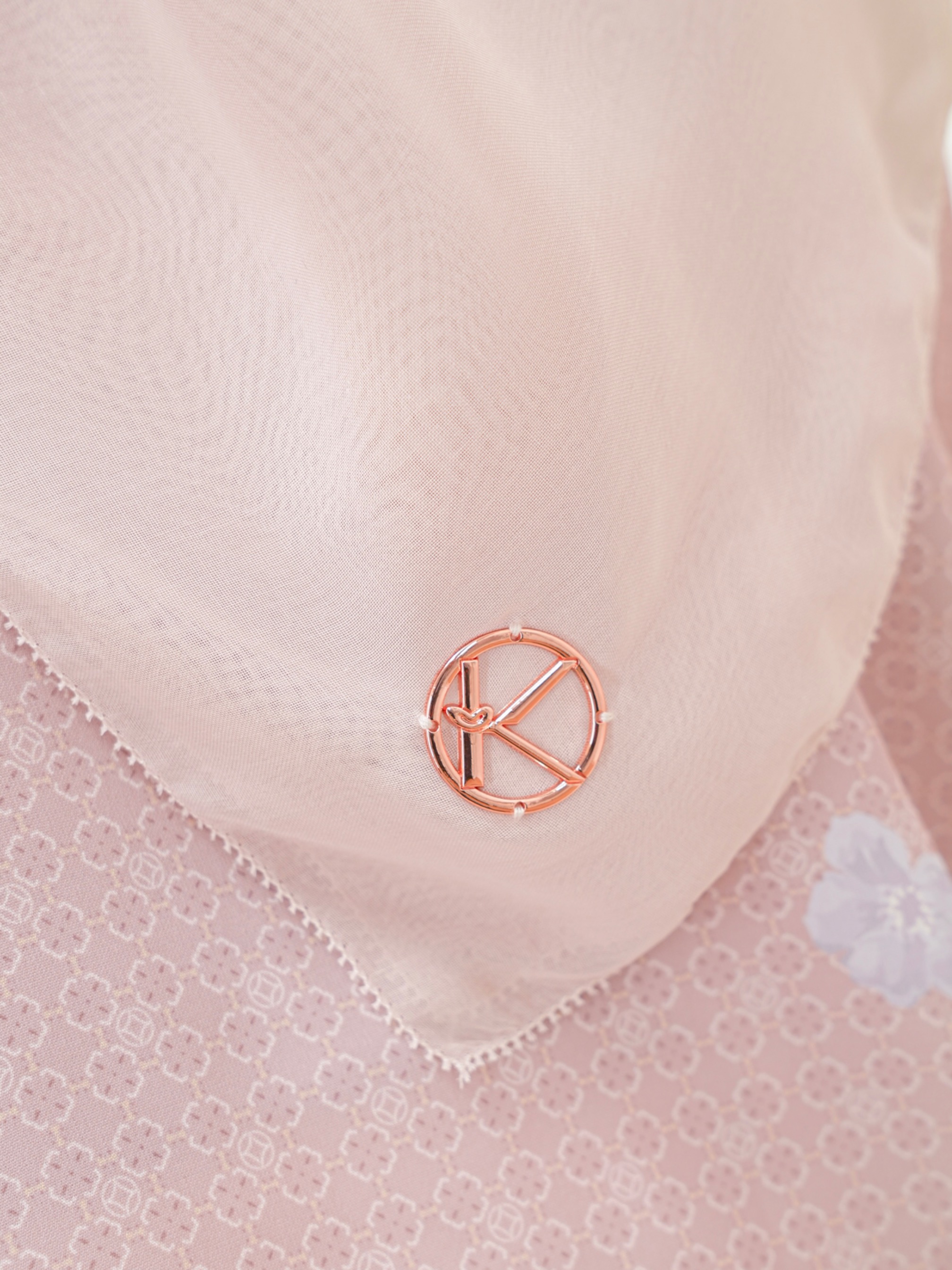Gea Plain Hijab Rose