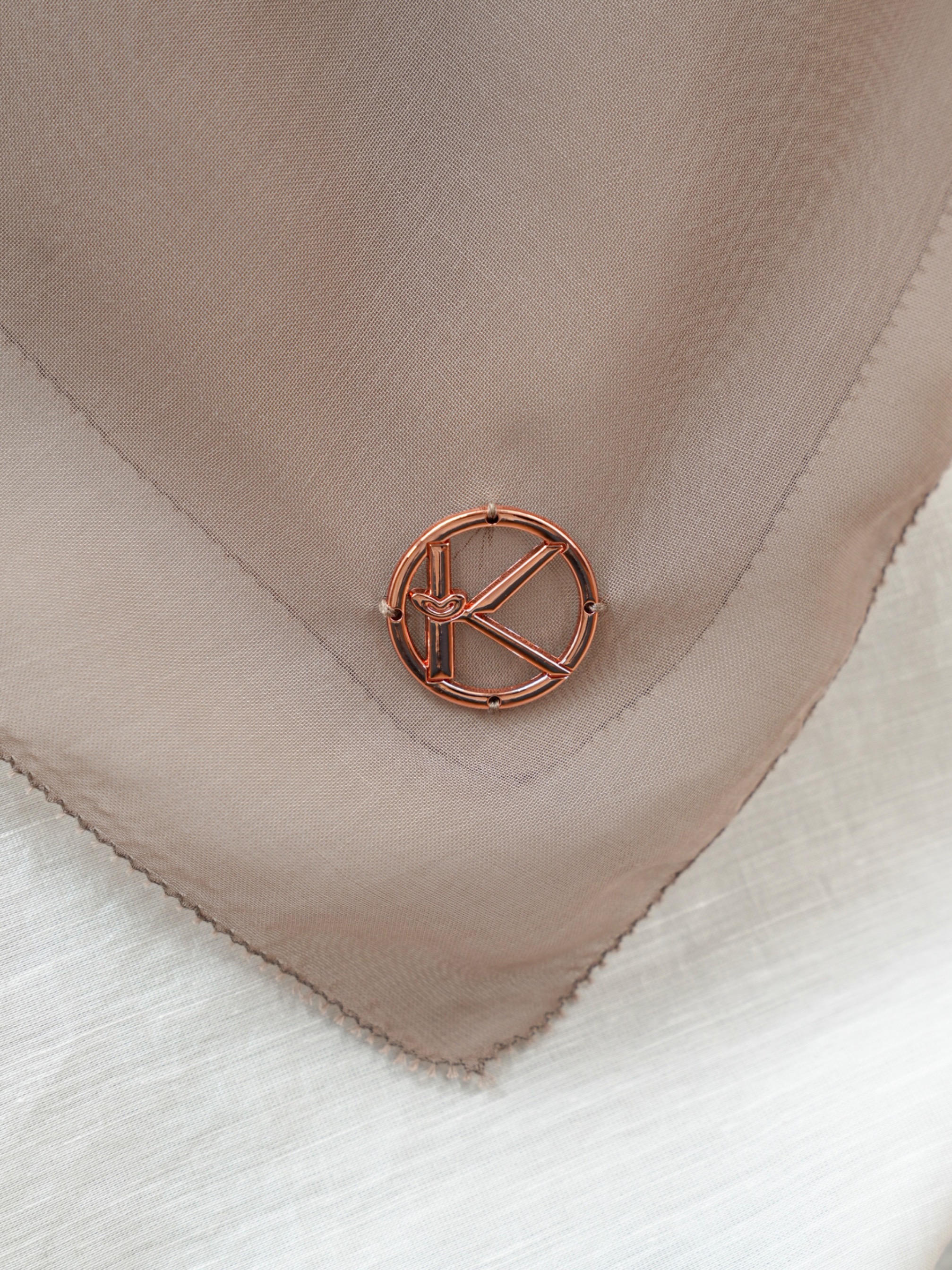 Gea Plain Hijab Mocca