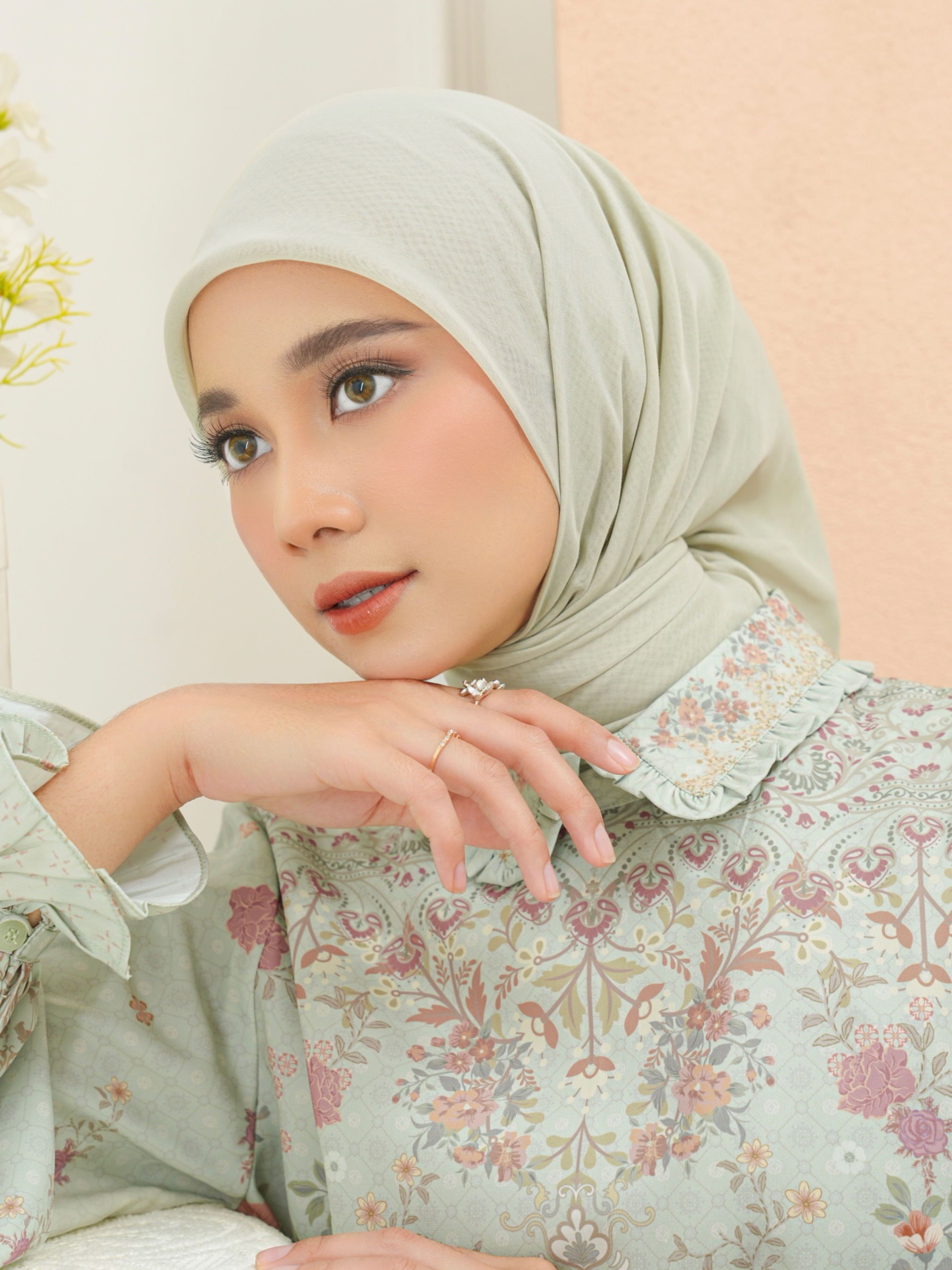 Gea Plain Hijab Pistachio
