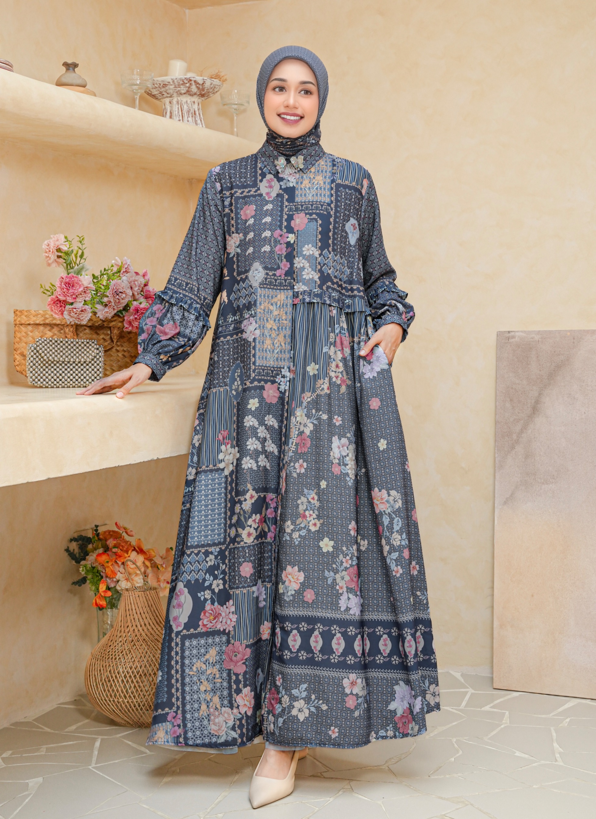 Sadira Dress Lagoon