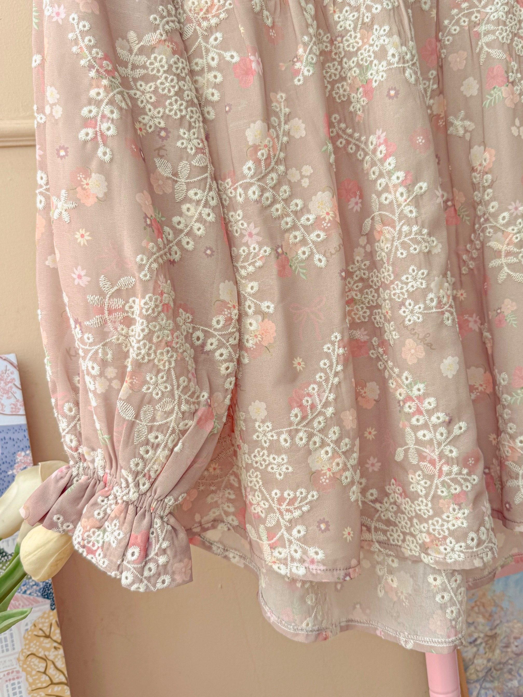 Yoona Embroidery Blouse Granola
