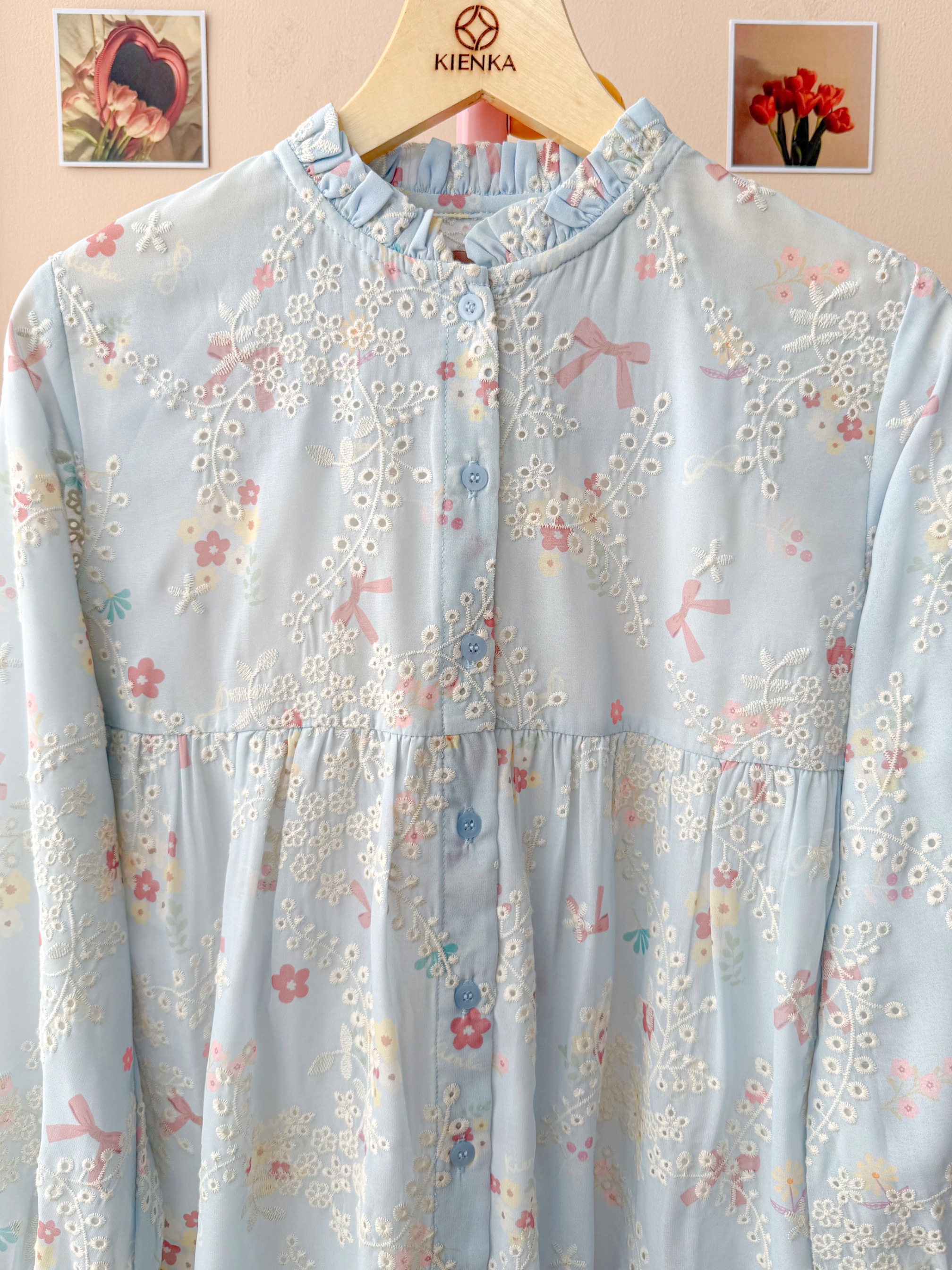 Yoona Embroidery Blouse Airy