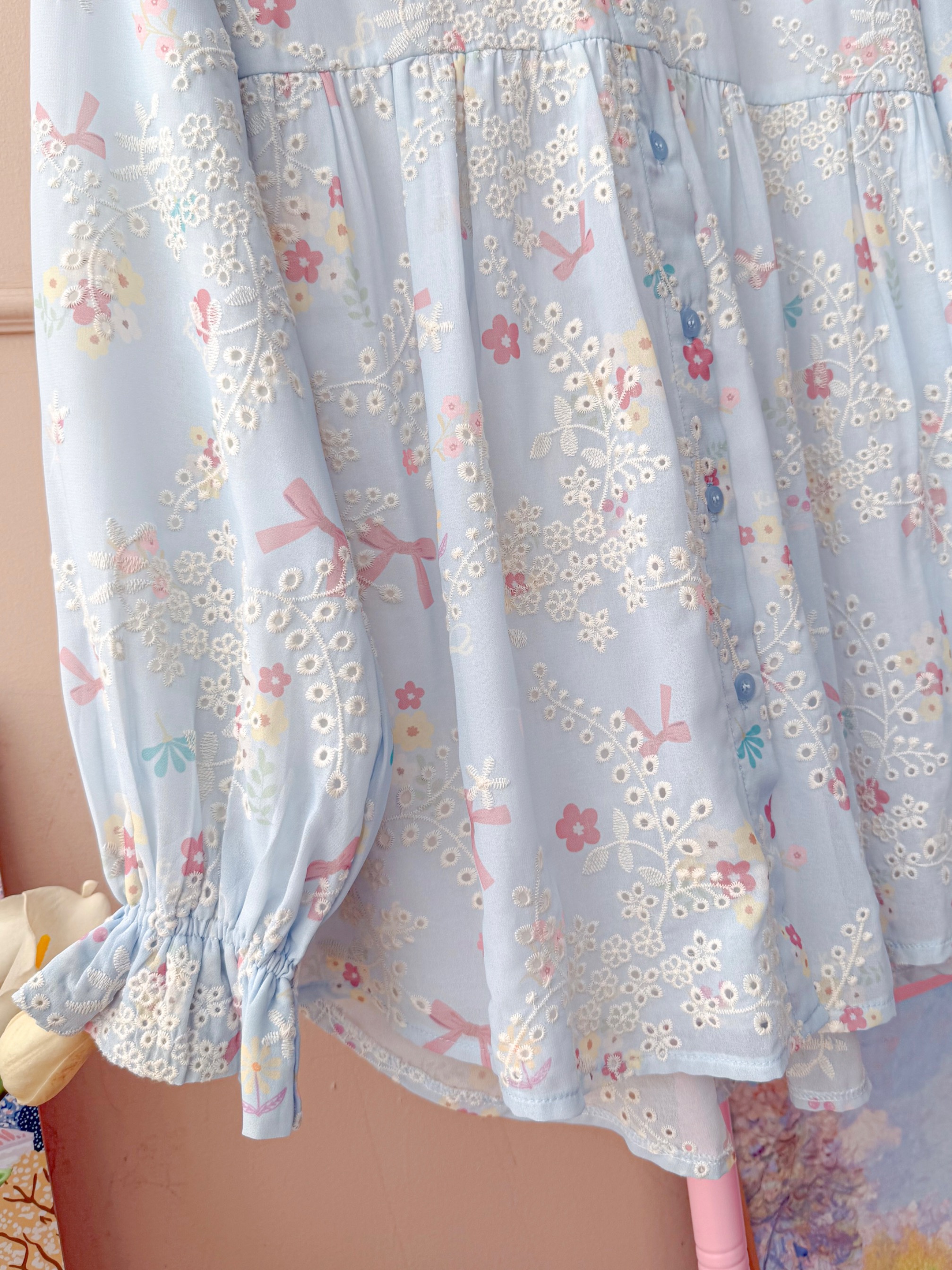 Yoona Embroidery Blouse Airy