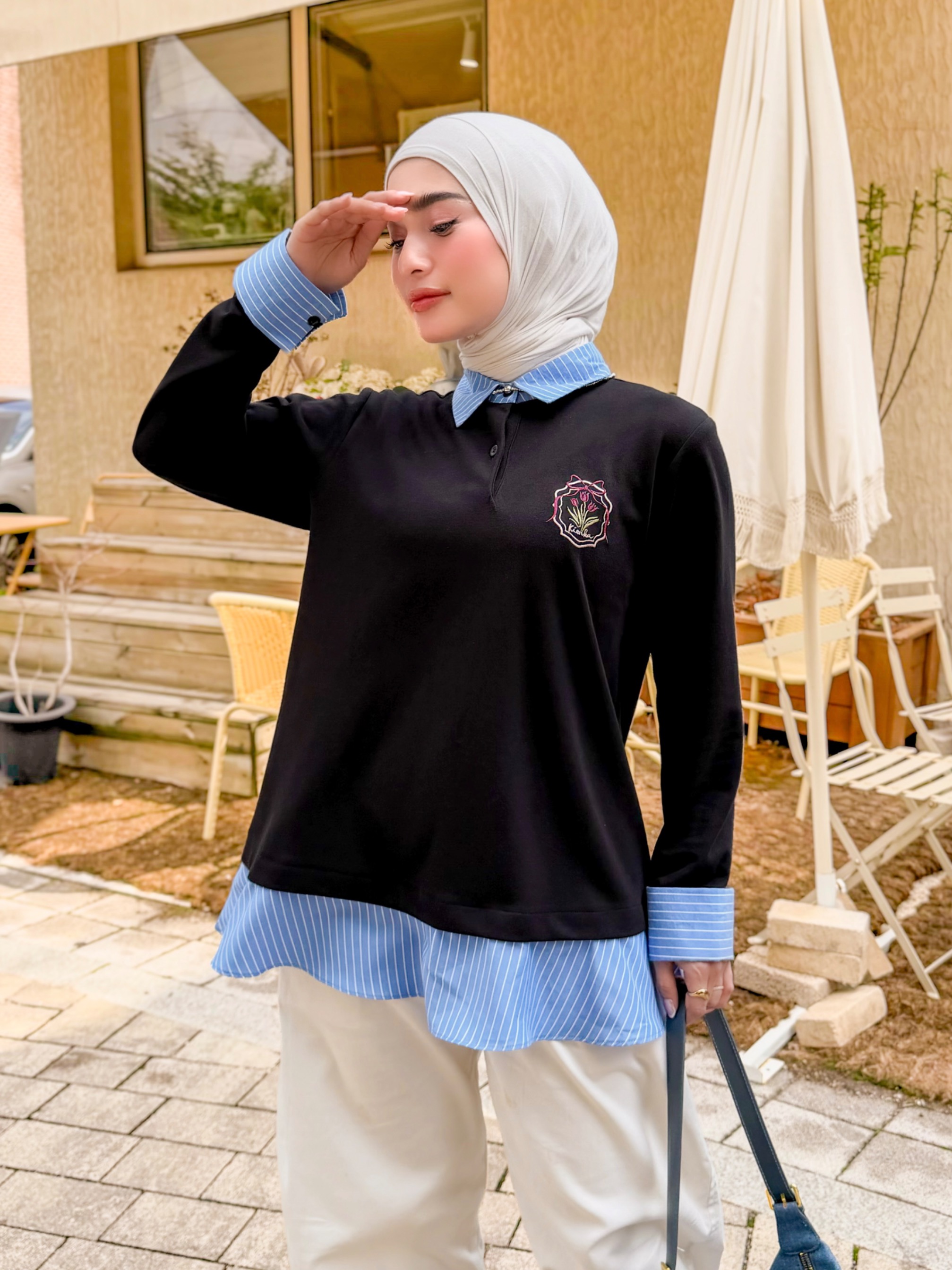 Ryuna Long Sleeve Onyx