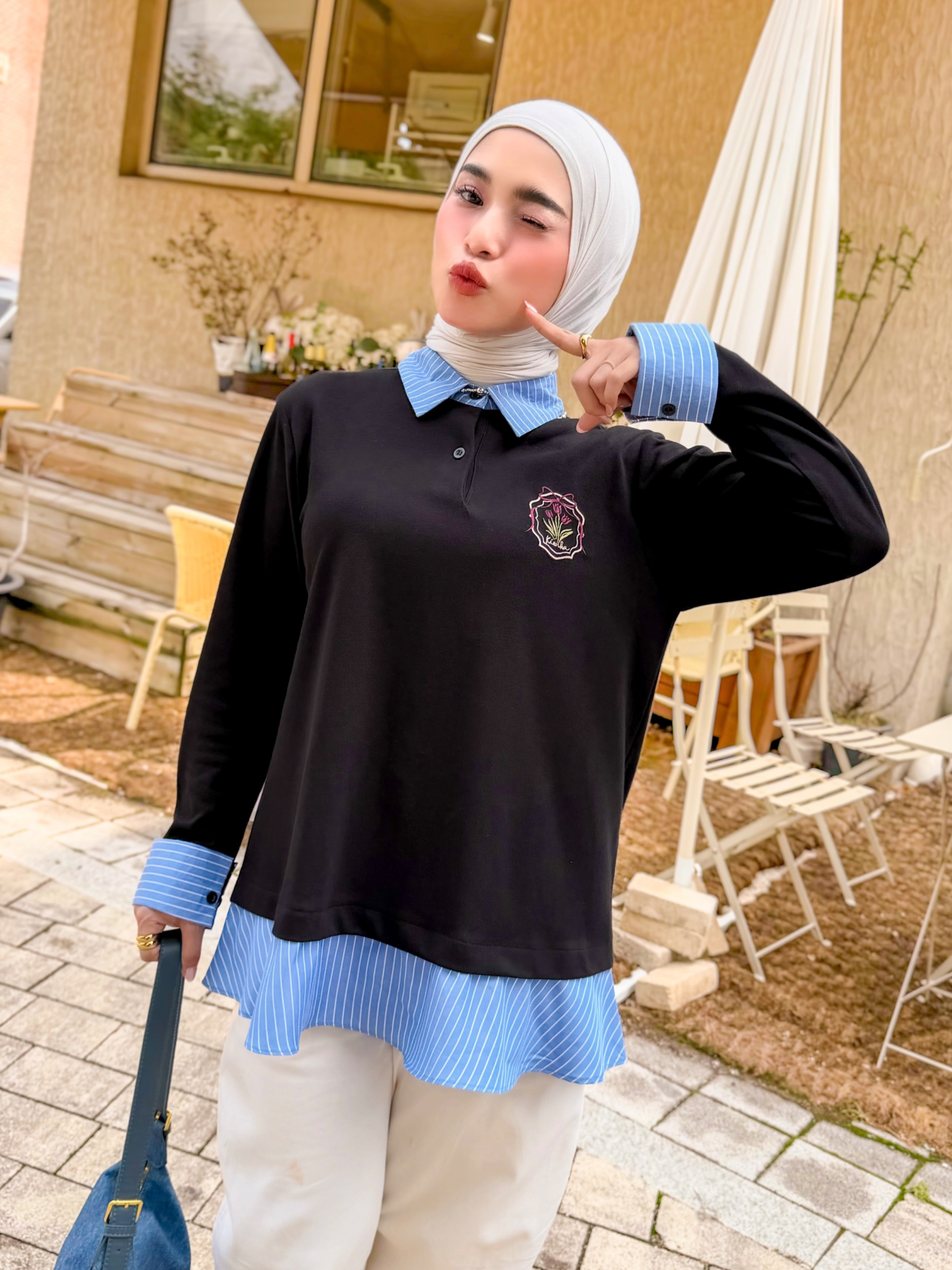 Ryuna Long Sleeve Onyx